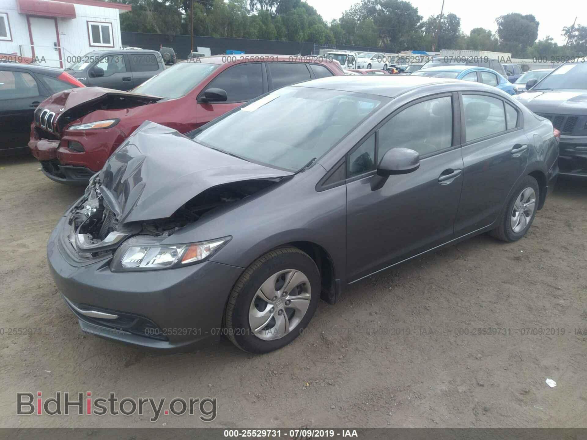 2013 HONDA CIVIC - VIN: 19XFB2F56DE252643 - Фото 2