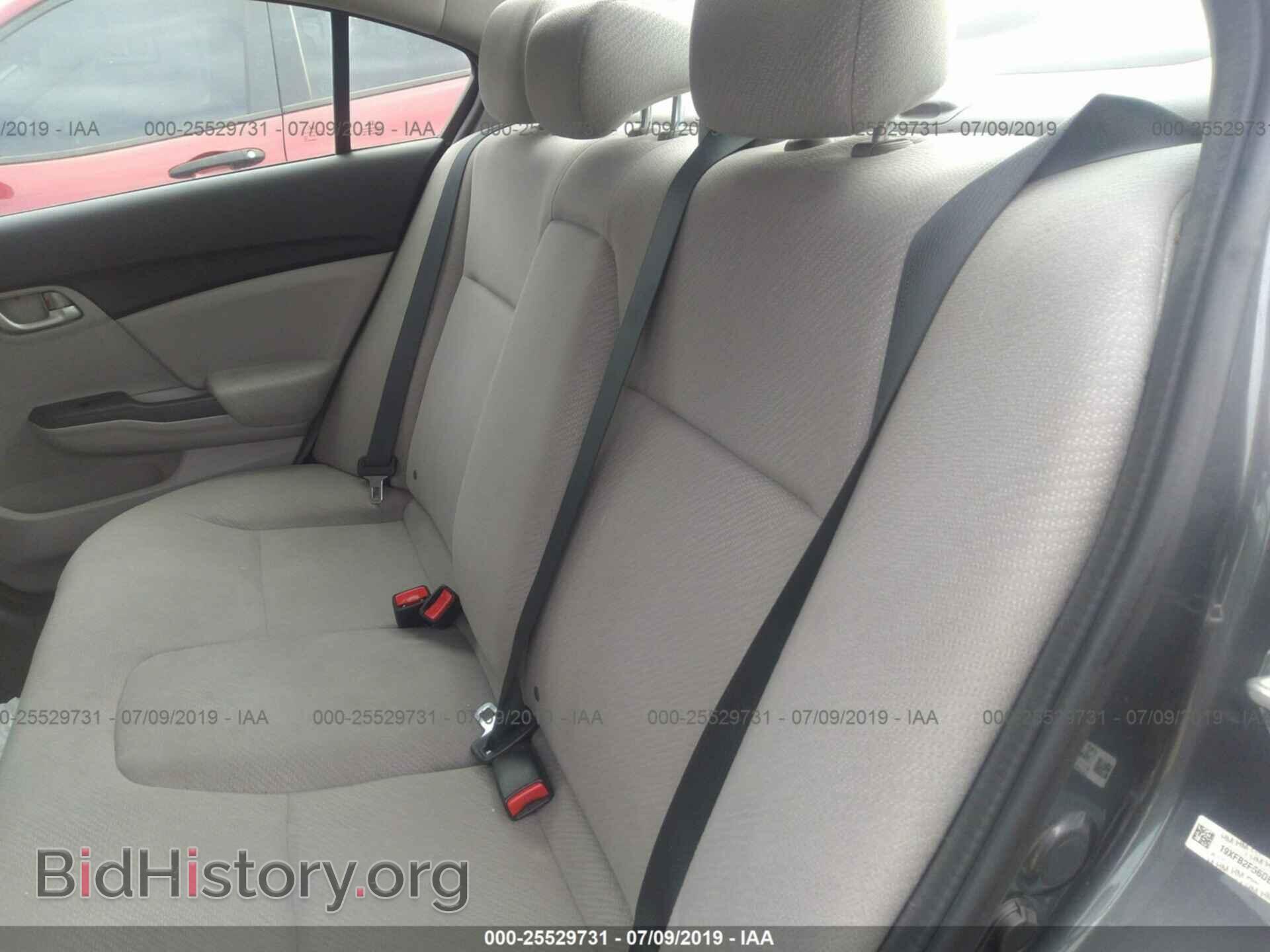 2013 HONDA CIVIC - VIN: 19XFB2F56DE252643 - Фото 8