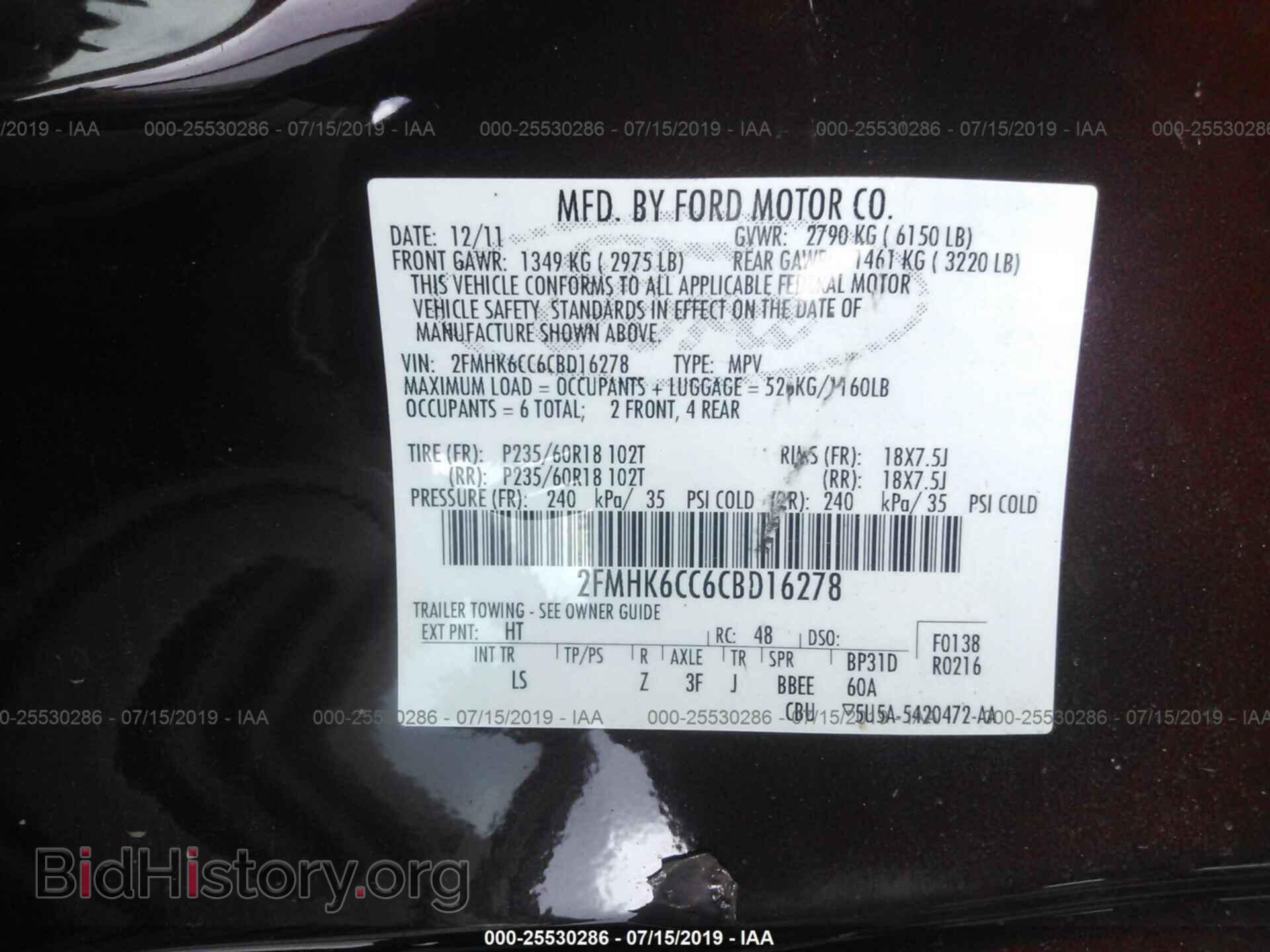 2012 FORD FLEX - VIN: 2FMHK6CC6CBD16278 - Photo 9