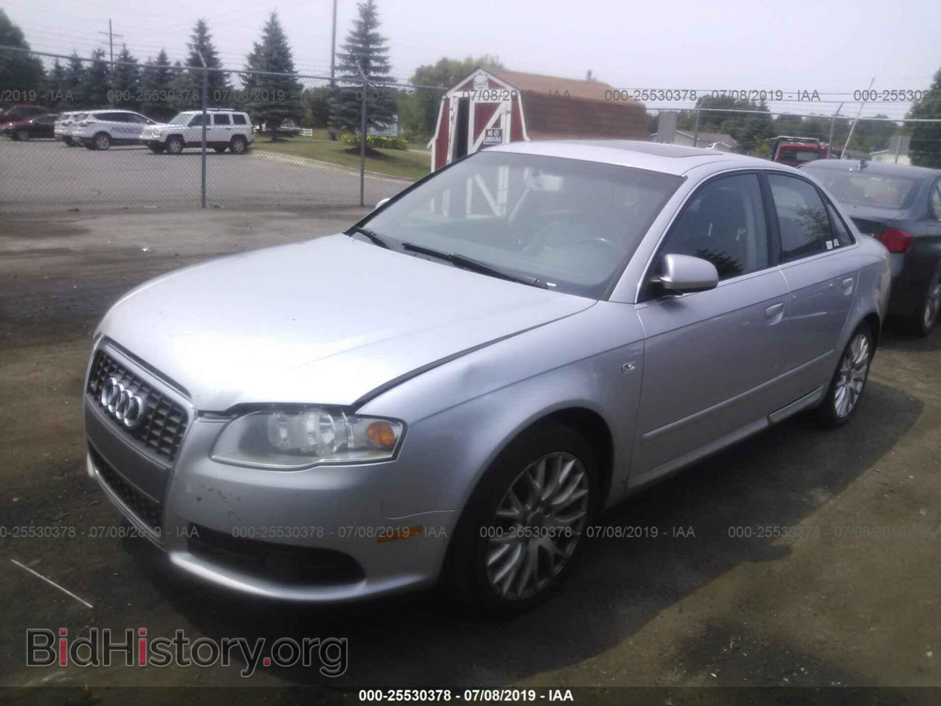 2008 AUDI A4 - VIN: WAUDF78EX8A129388 - Фото 2