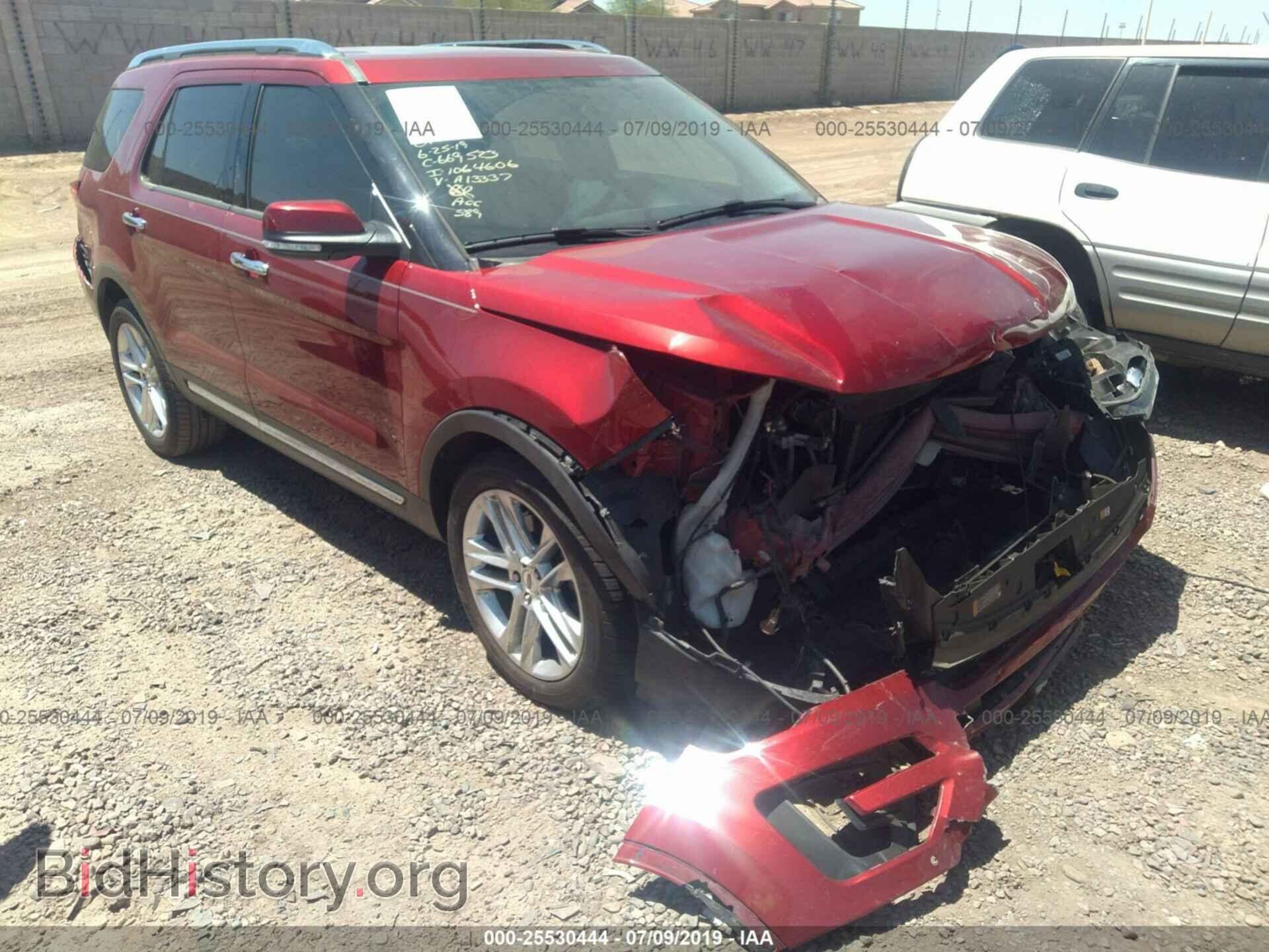 Photo 1FM5K7F86GGA13337 - FORD EXPLORER 2016