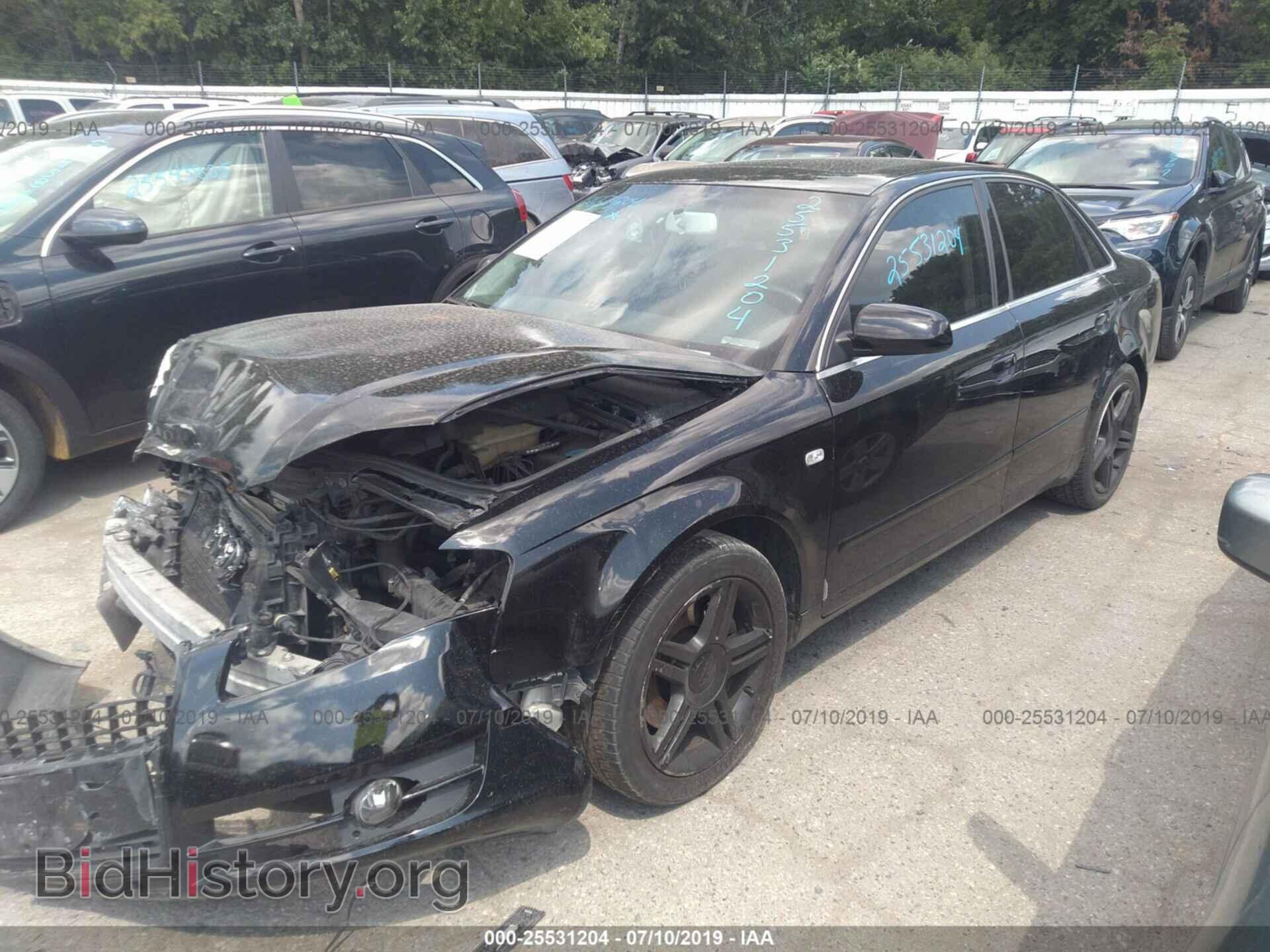 2007 AUDI A4 - VIN: WAUDF78E47A228173 - Фото 2