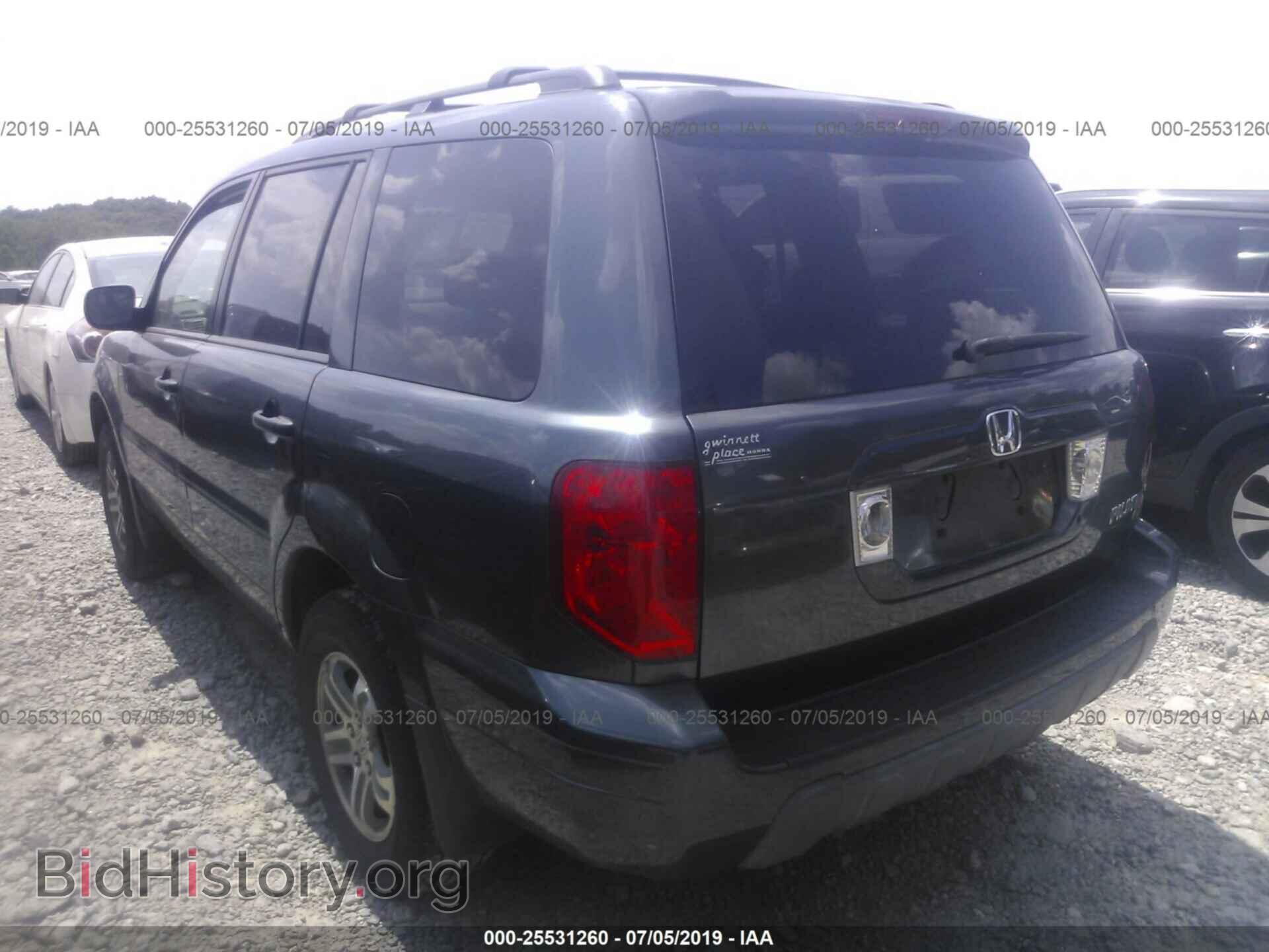 2005 HONDA PILOT - VIN: 5FNYF18565B004604 - Photo 3