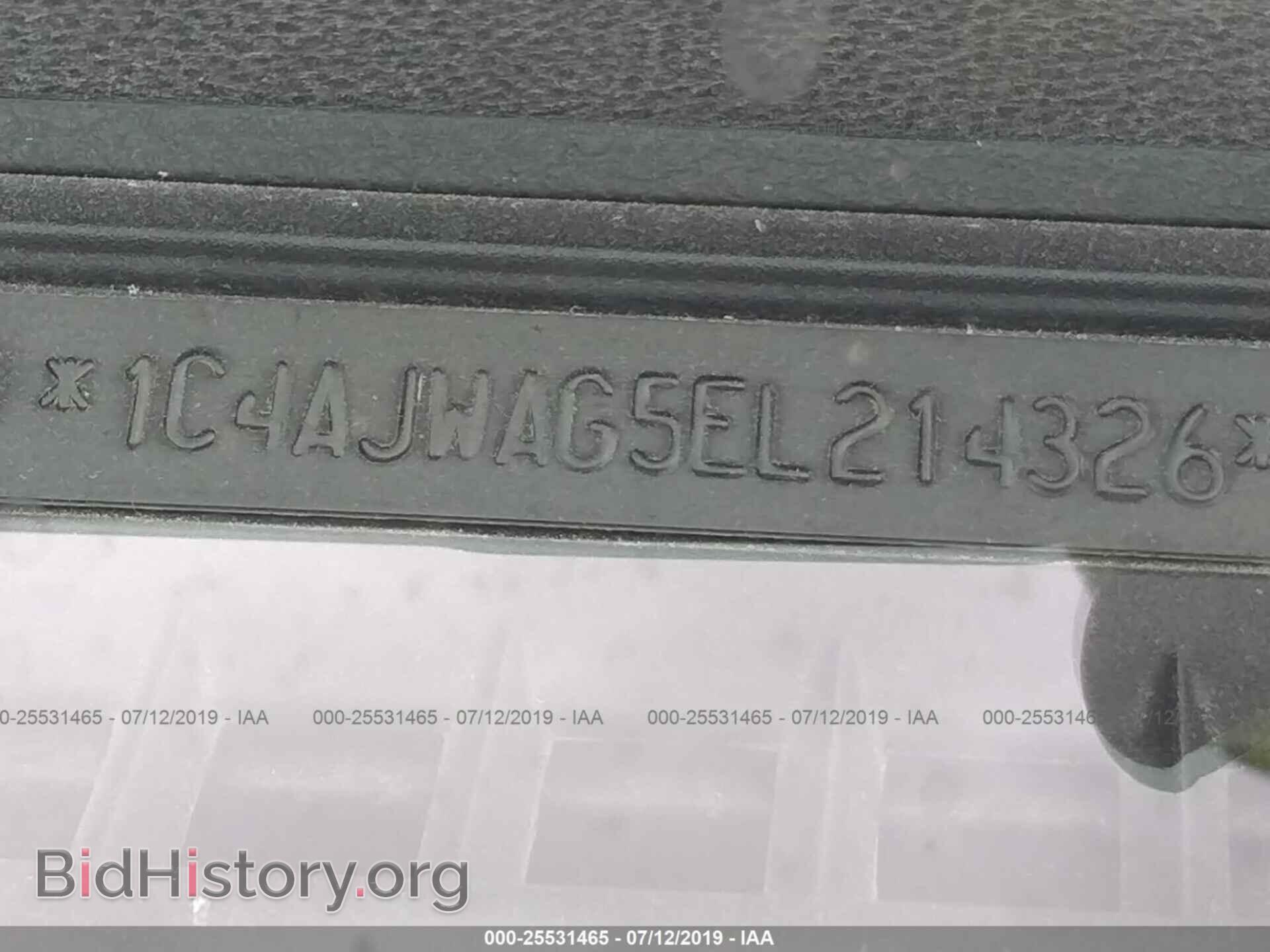 2014 JEEP WRANGLER - VIN: 1C4AJWAG5EL214326 - Фото 9