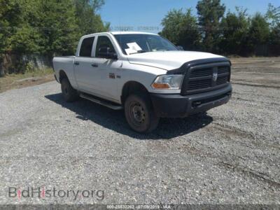 2012 Dodge RAM 2500, white — VIN 3C6TD5CT3CG124095, IAAI