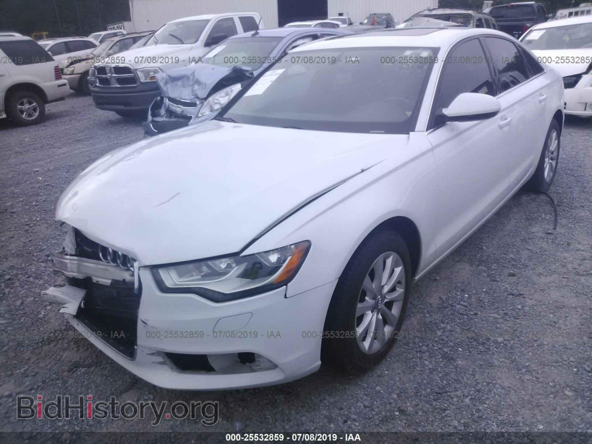 2013 AUDI A6 - VIN: WAUFFAFC6DN103977 - Фото 2