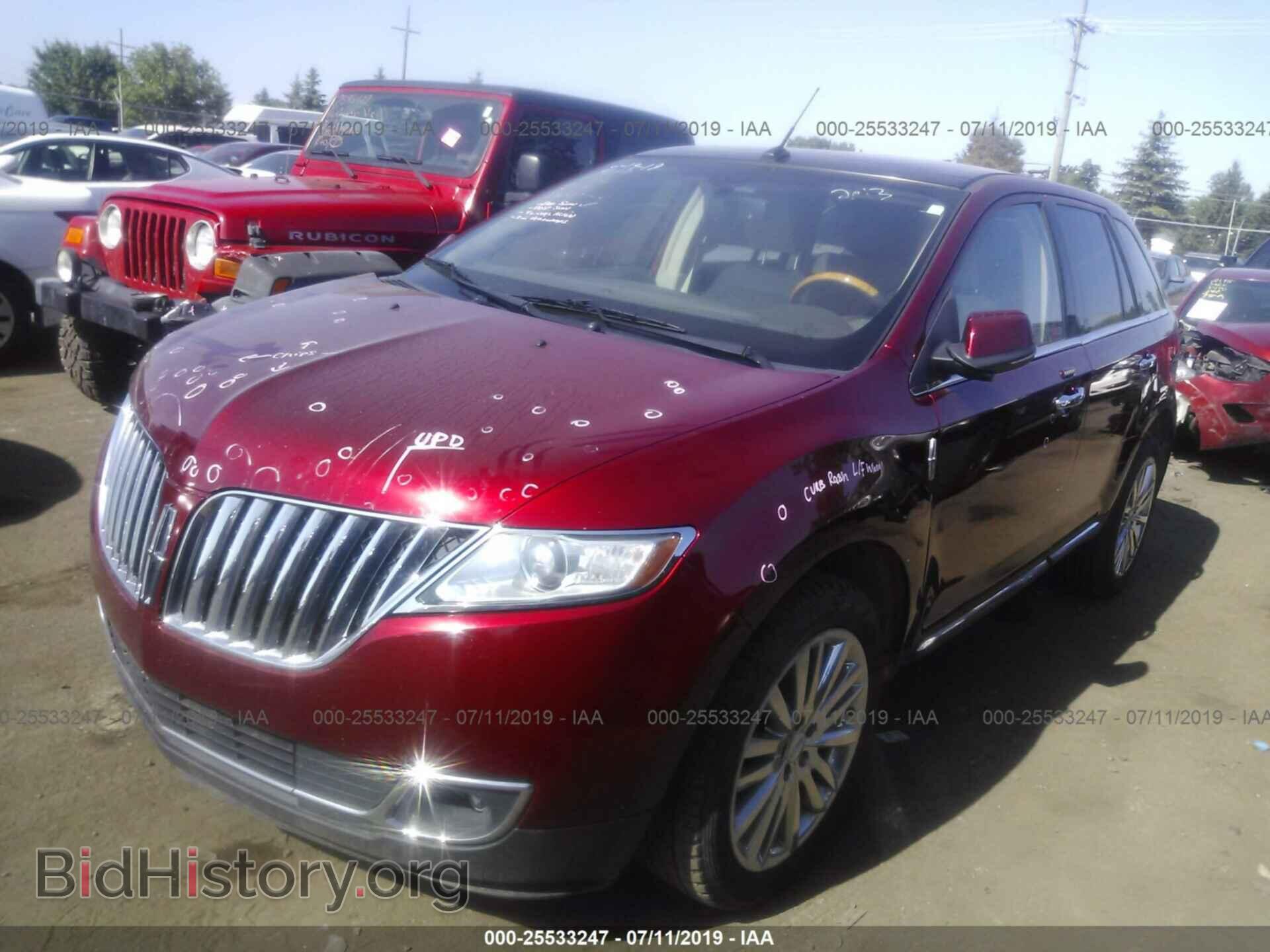 2013 LINCOLN MKX - VIN: 2LMDJ8JK8DBL41504 - Photo 2