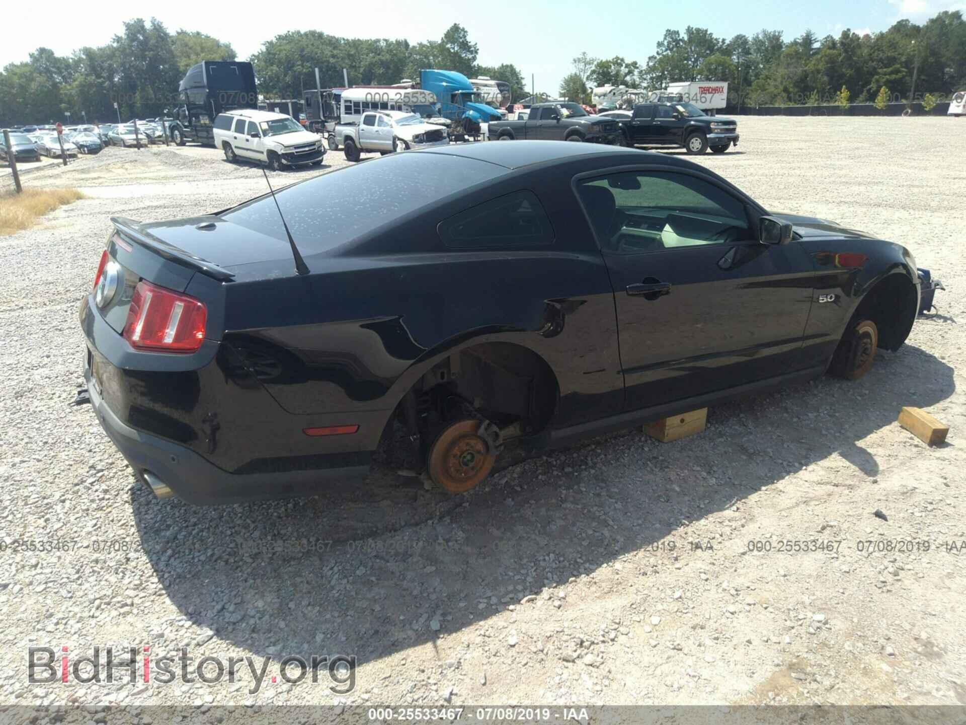 2012 FORD MUSTANG - VIN: 1ZVBP8CF7C5243747 - Фото 4