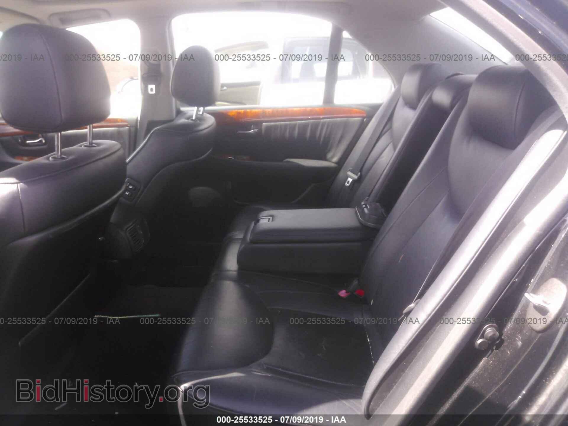 2005 LEXUS LS - VIN: JTHBN36F555024147 - Фото 8
