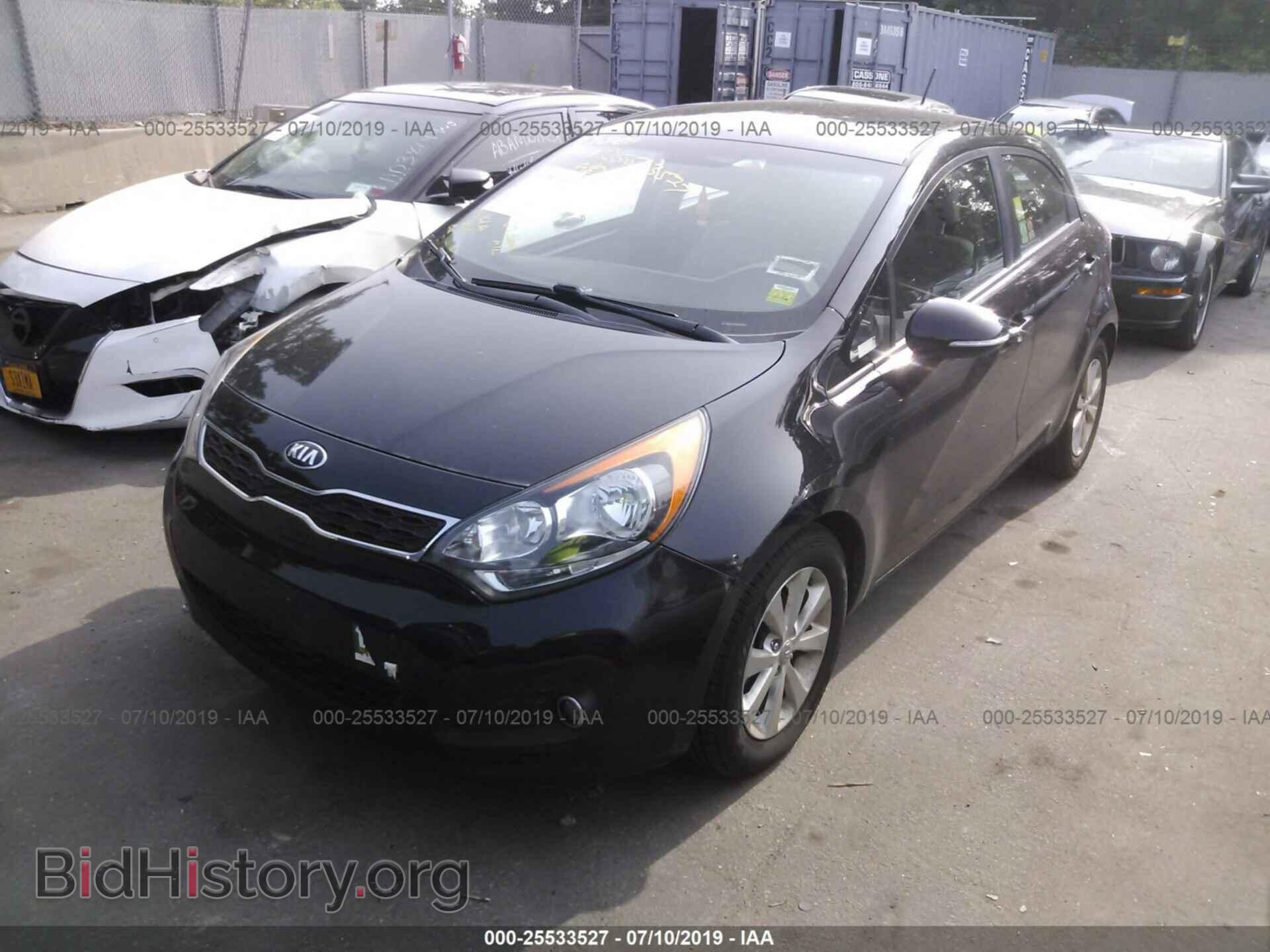 2013 KIA RIO - VIN: KNADN5A37D6292433 - Фото 2