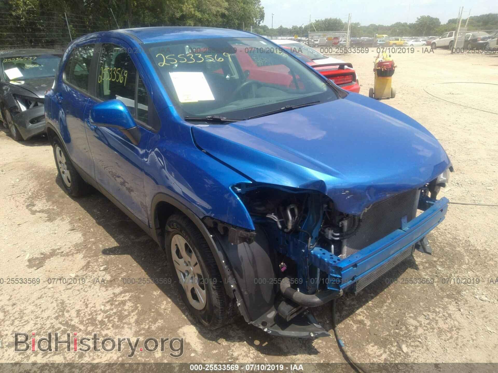 Фотография KL7CJKSB1FB189045 - CHEVROLET TRAX 2015