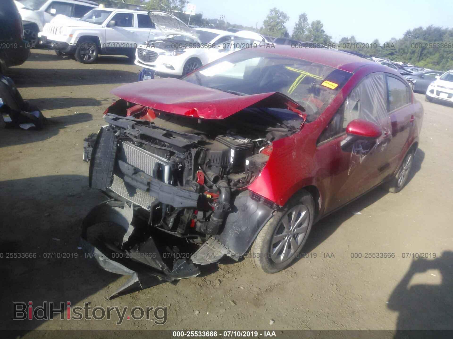 2015 KIA RIO - VIN: KNADM4A38F6438919 - Фото 2