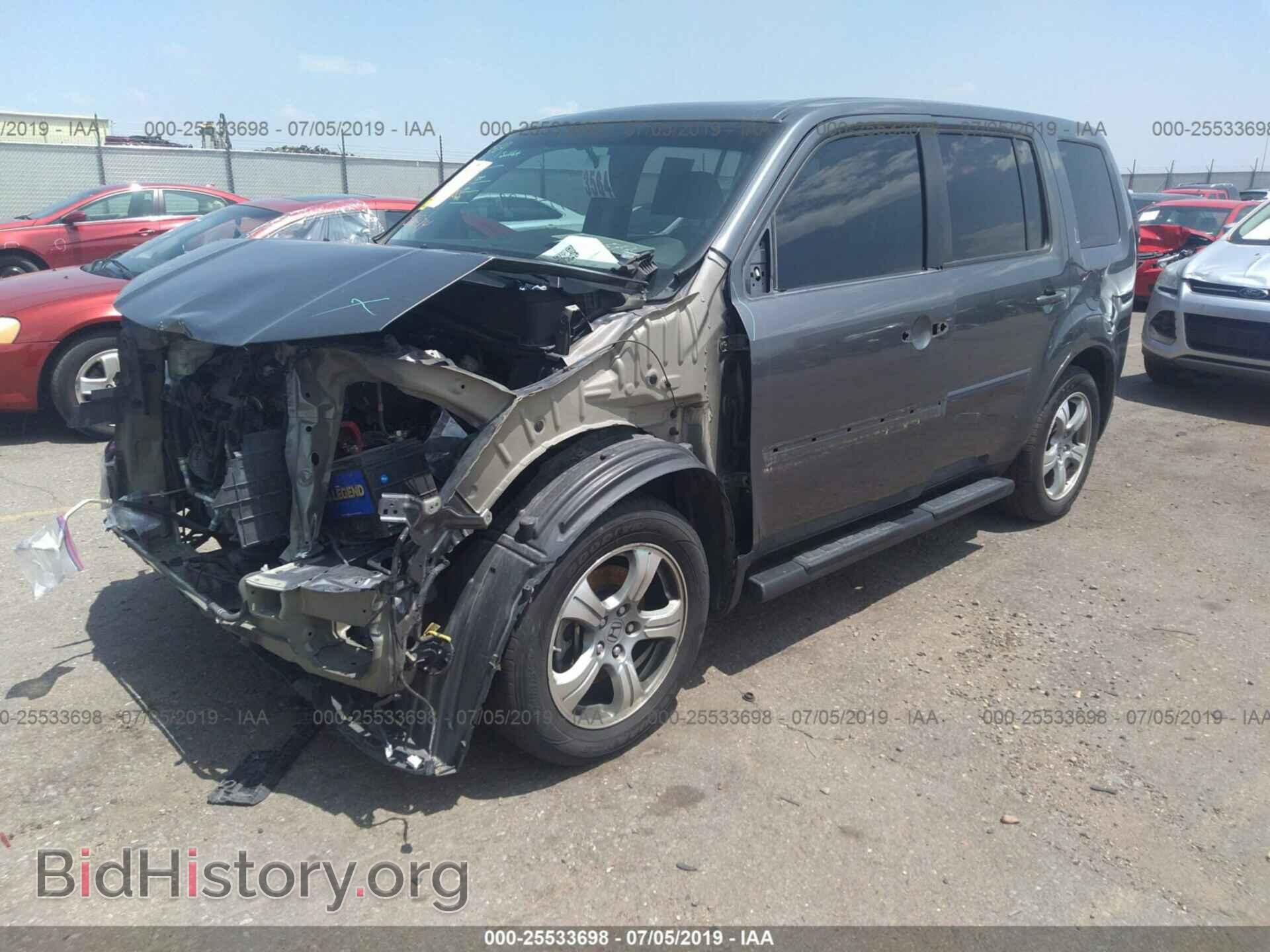 2013 HONDA PILOT - VIN: 5FNYF4H5XDB026606 - Фото 2