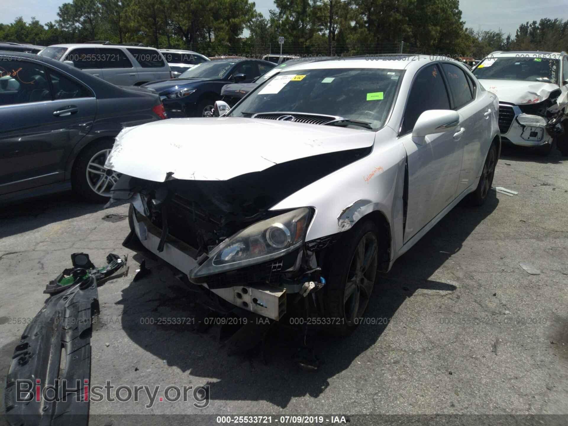 2011 LEXUS IS - VIN: JTHBF5C22B5147183 - Фото 2