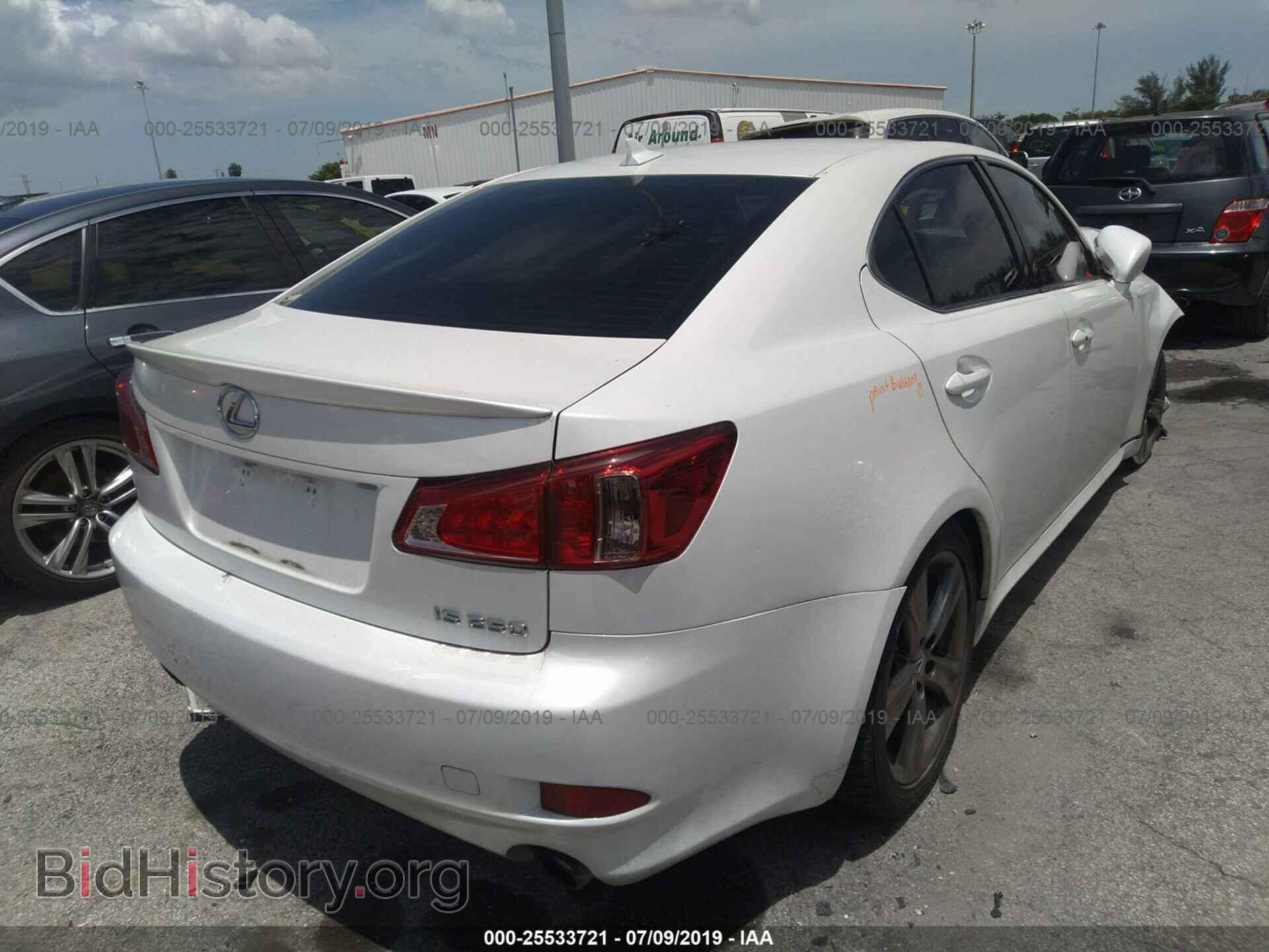 2011 LEXUS IS - VIN: JTHBF5C22B5147183 - Фото 4