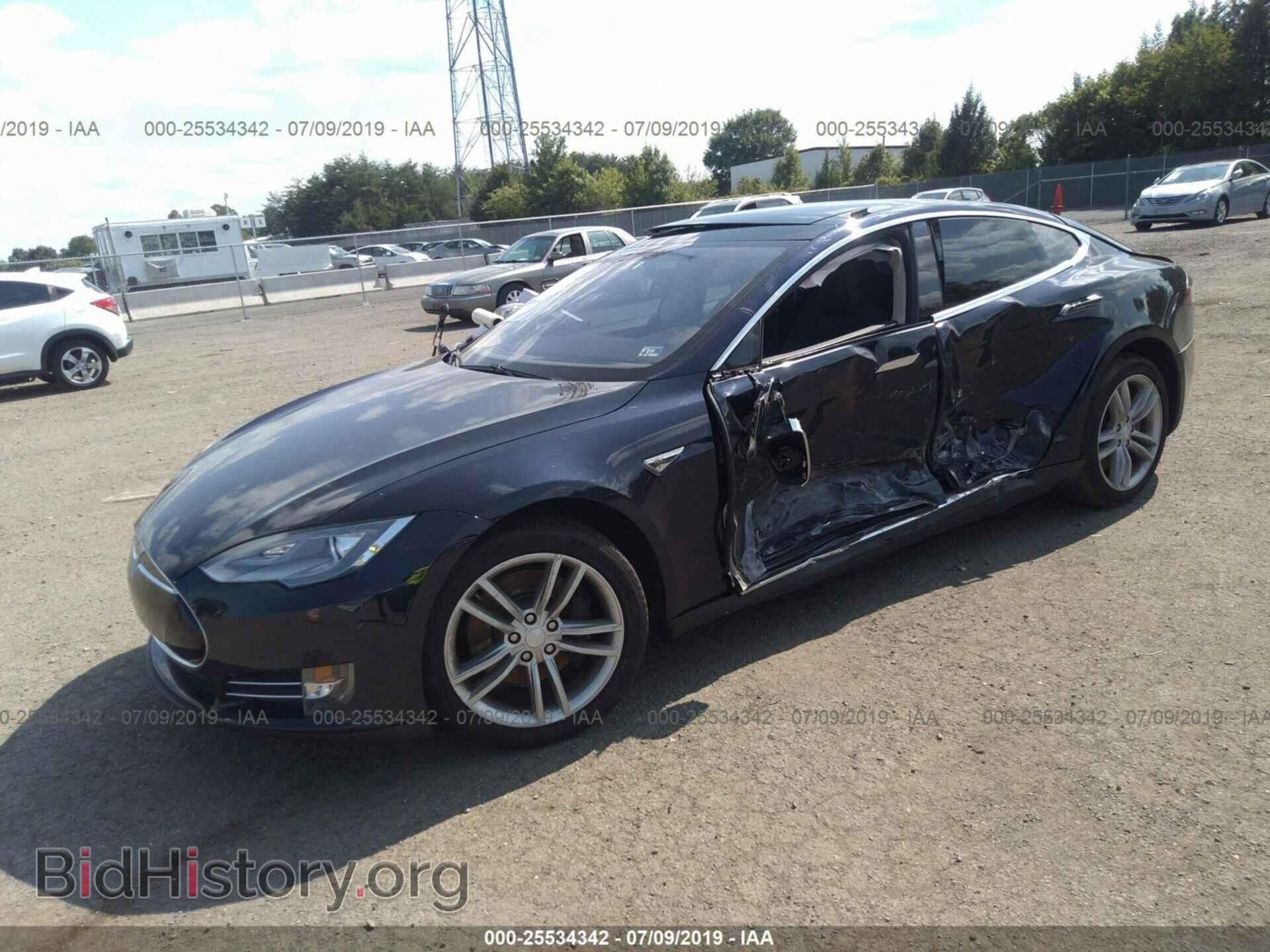 2014 TESLA MODEL S - VIN: 5YJSA1S18EFP26523 - Photo 2