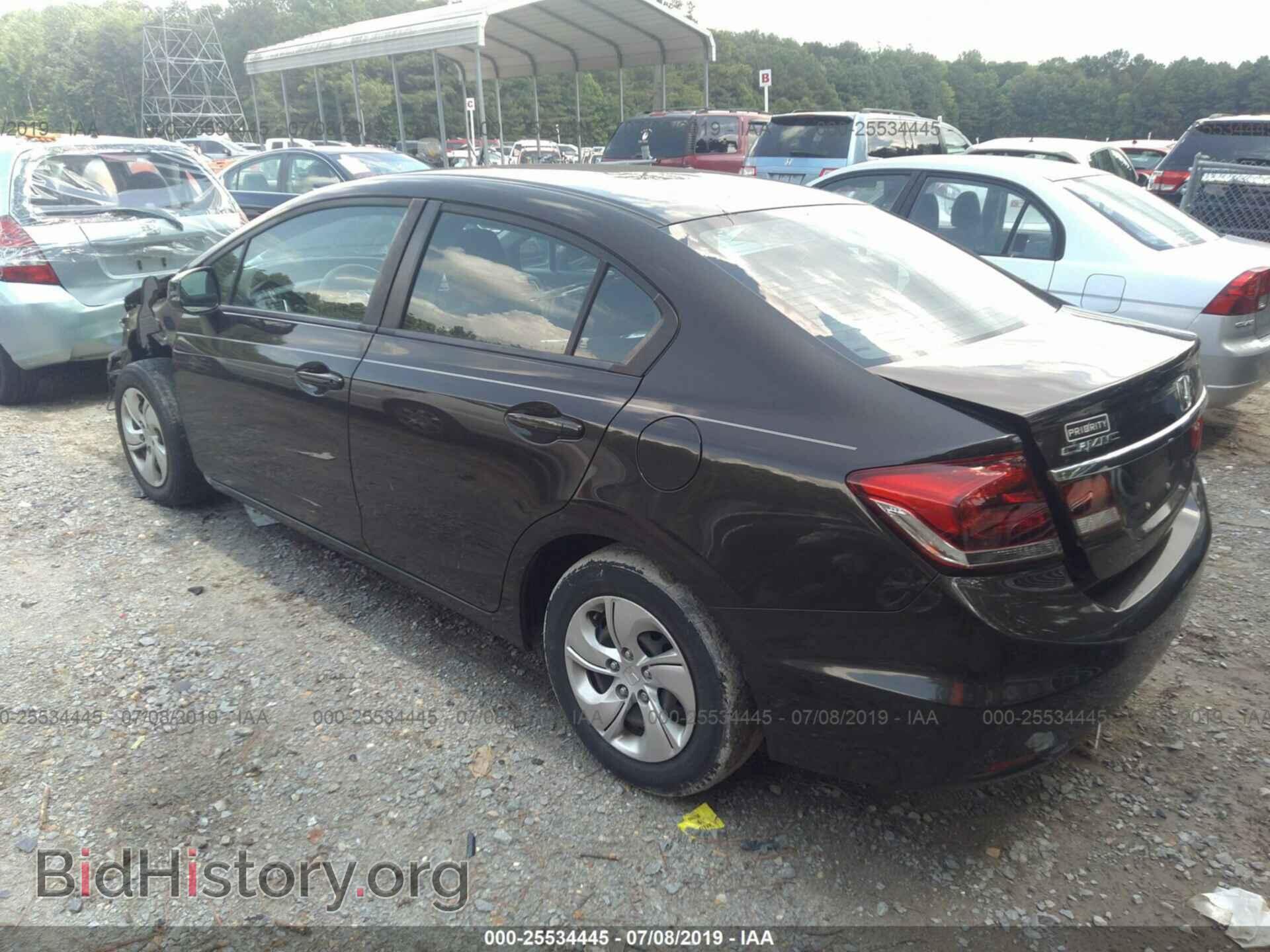 2013 HONDA CIVIC - VIN: 2HGFB2F57DH569370 - Фото 3