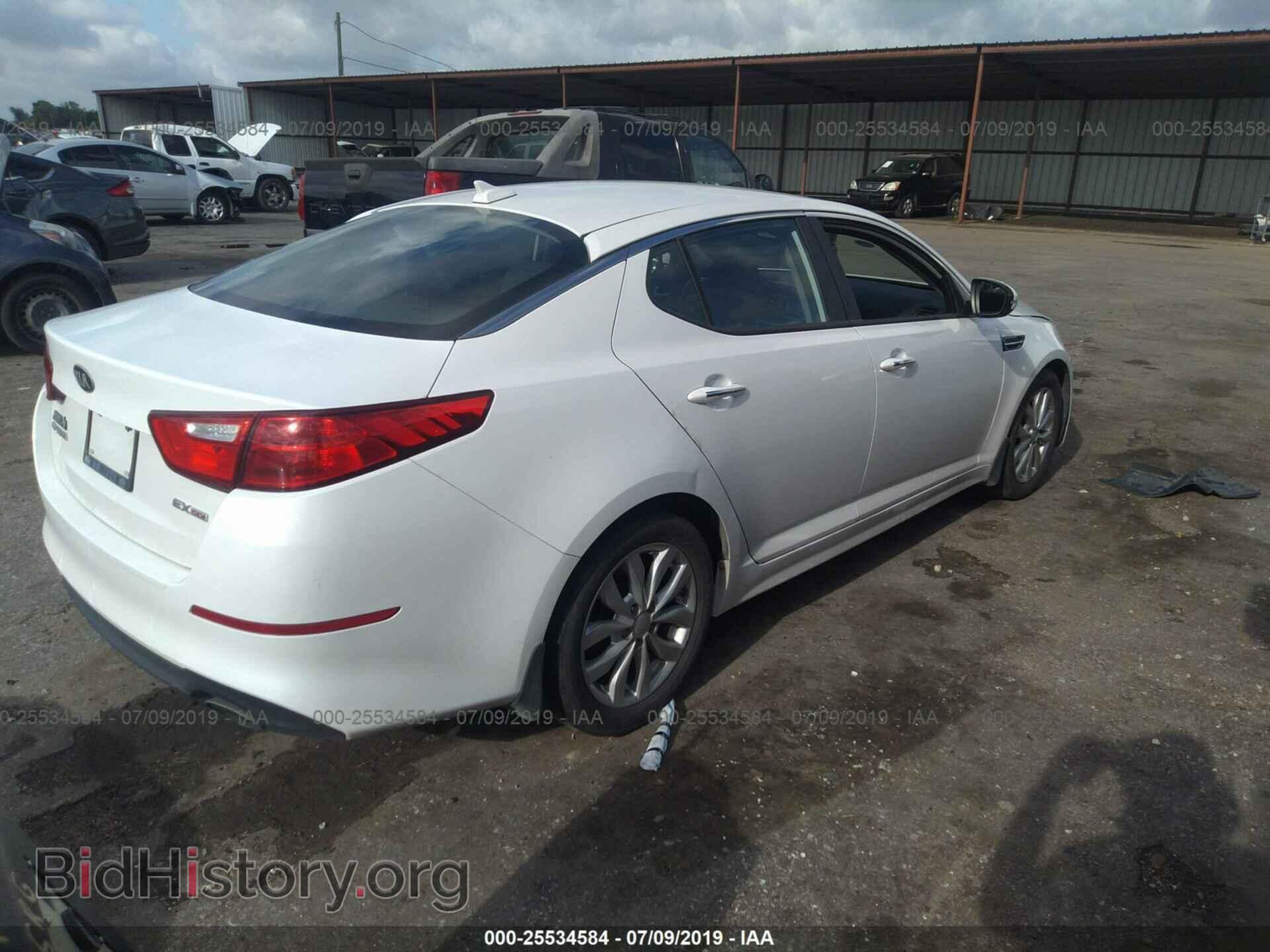 2015 KIA OPTIMA - VIN: 5XXGN4A74FG510636 - Фото 4