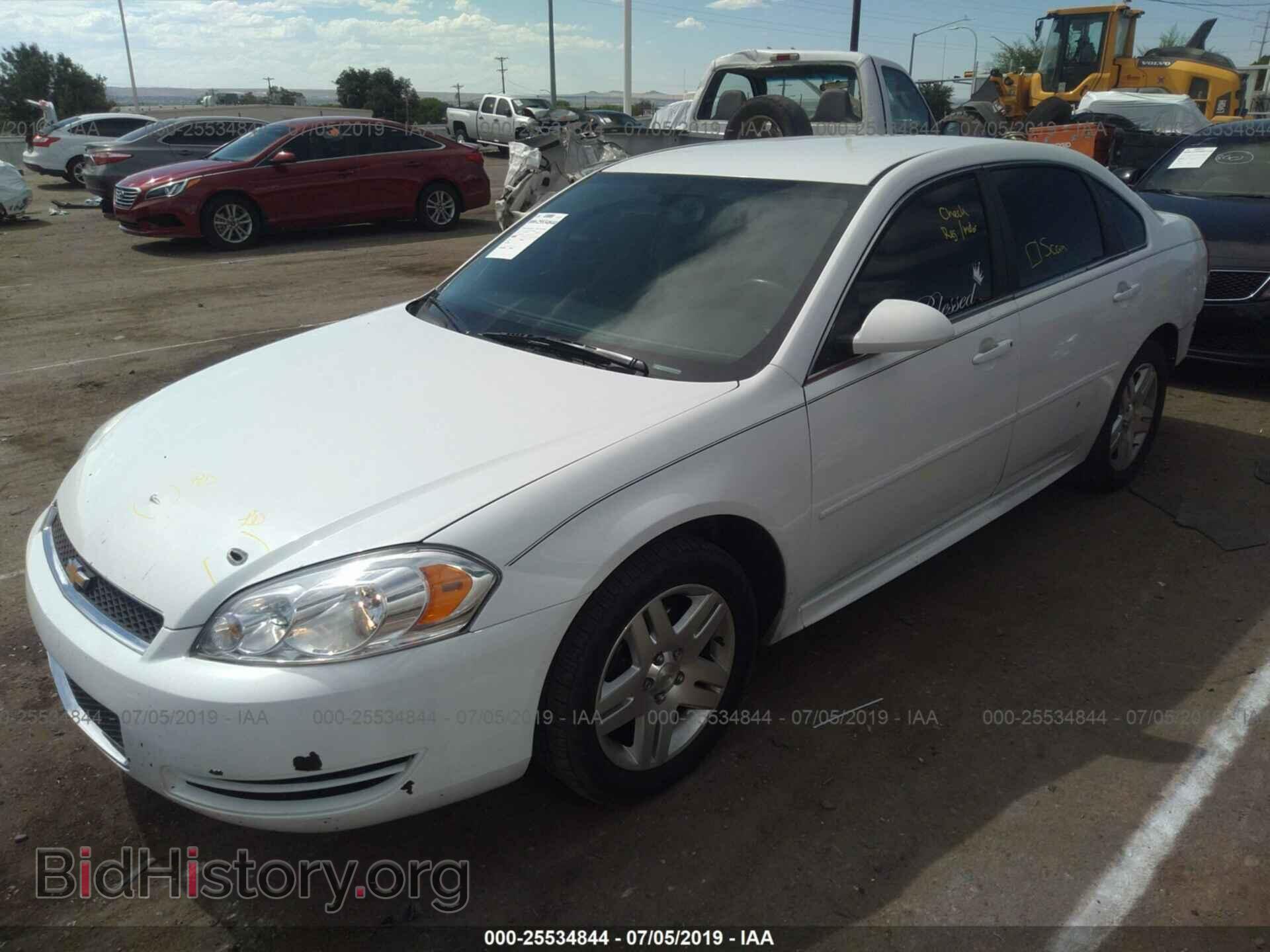 2013 CHEVROLET IMPALA - VIN: 2G1WG5E38D1219149 - Фото 2