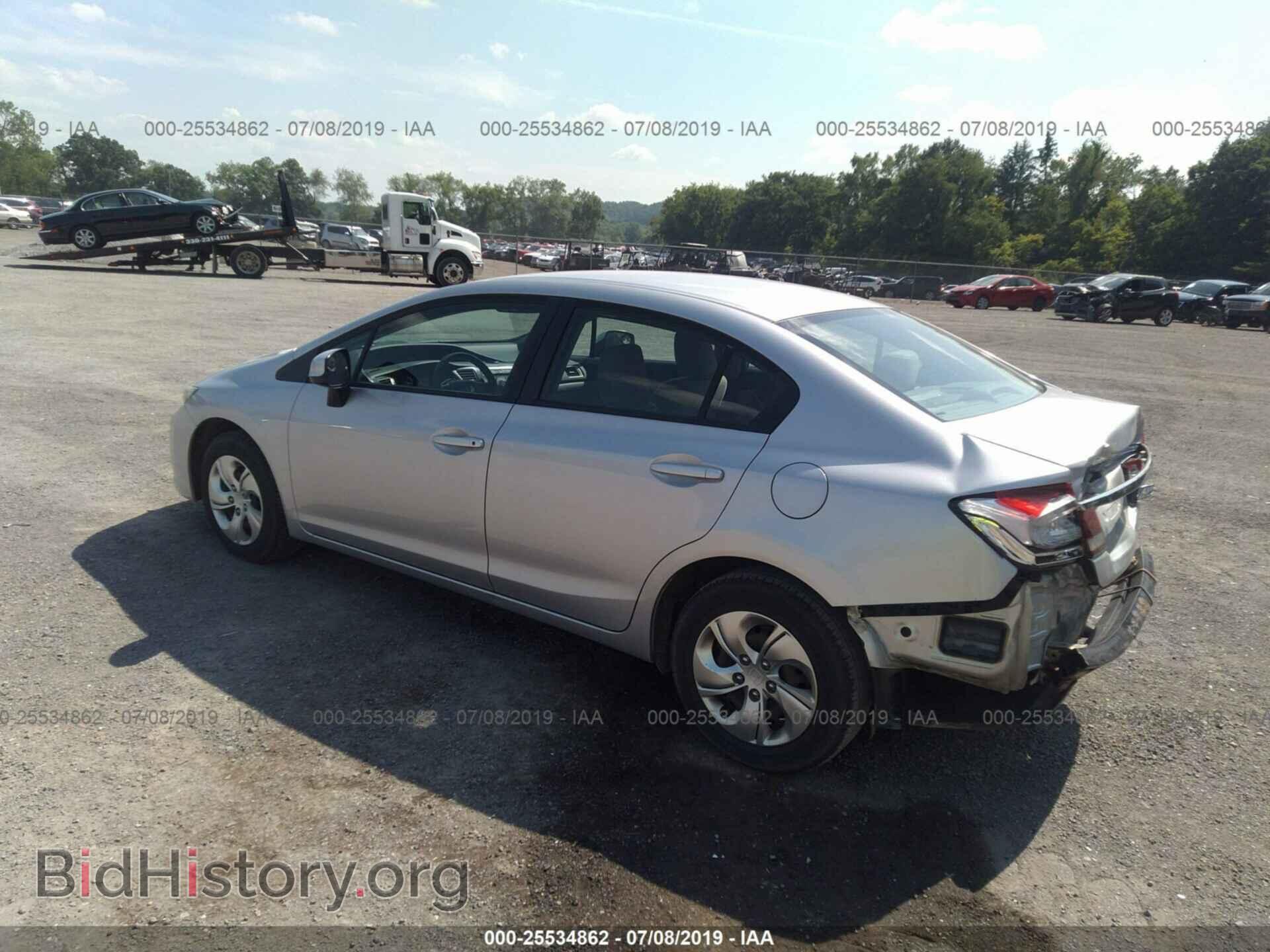2013 HONDA CIVIC - VIN: 19XFB2F56DE025906 - Фото 3