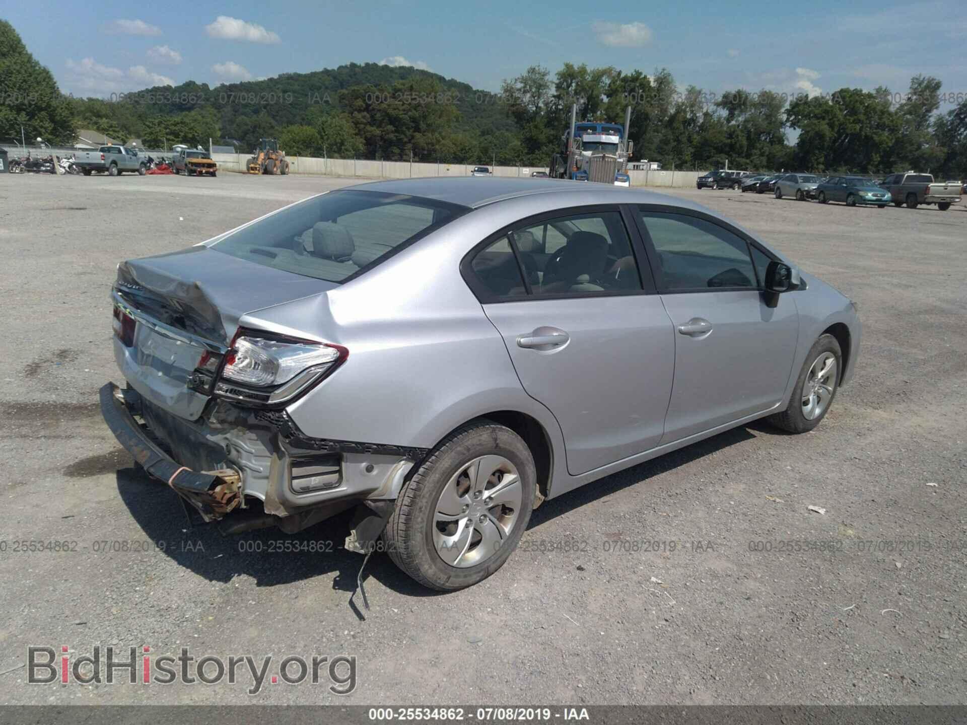 2013 HONDA CIVIC - VIN: 19XFB2F56DE025906 - Фото 4