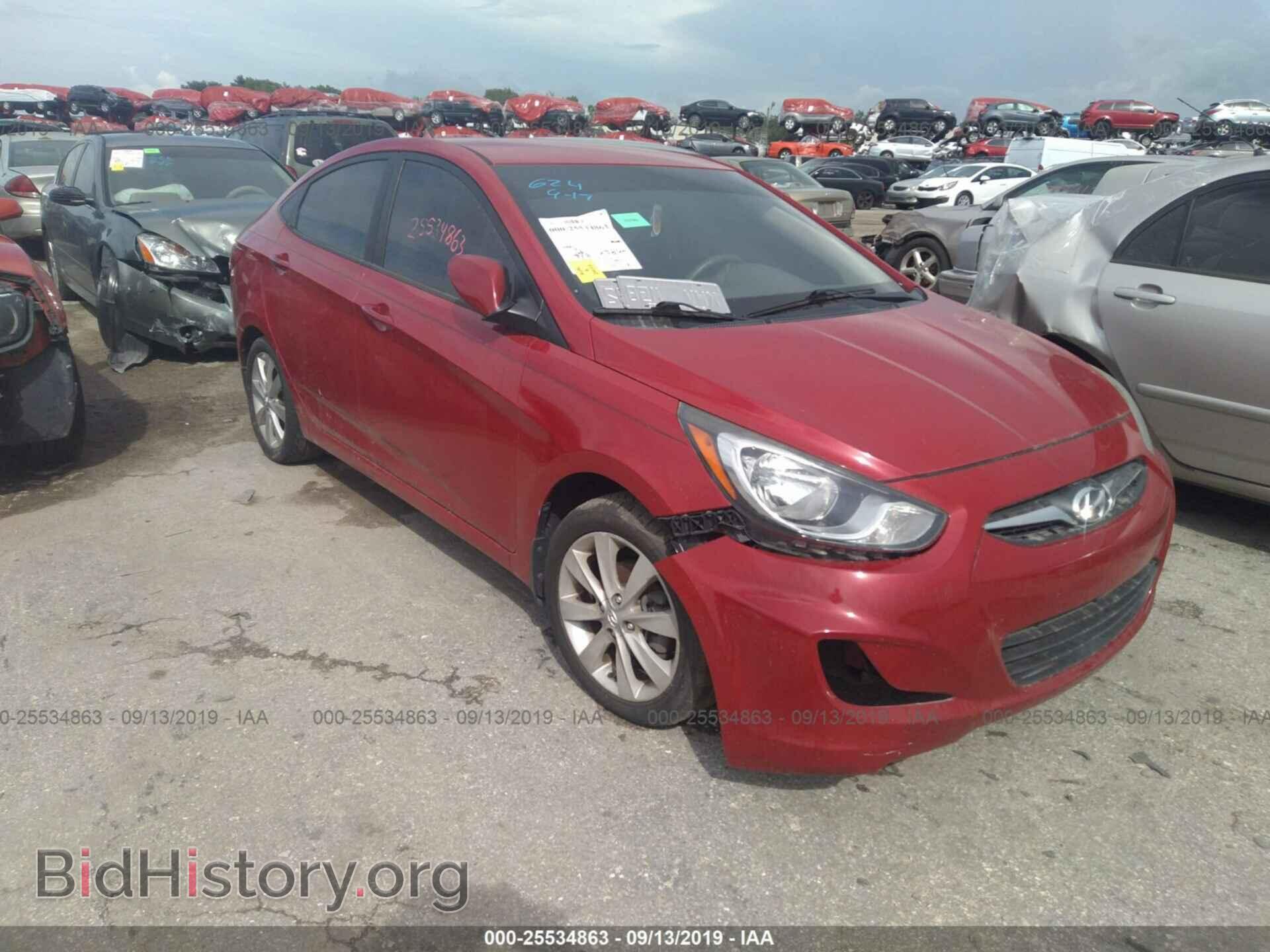 Фотография KMHCU4AE2DU314052 - HYUNDAI ACCENT 2013