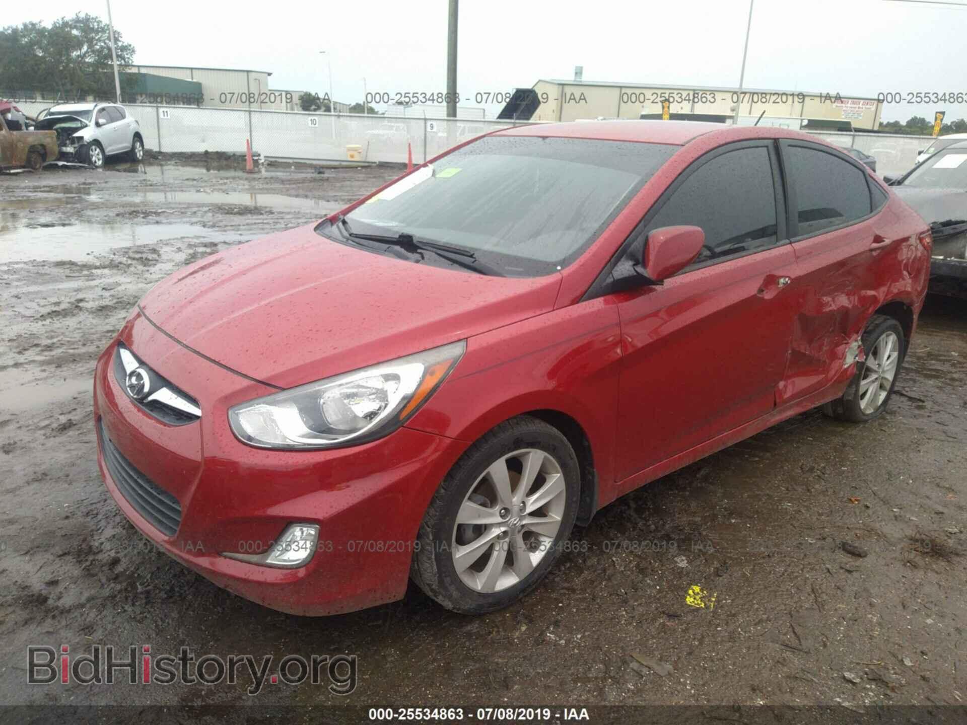 2013 HYUNDAI ACCENT - VIN: KMHCU4AE2DU314052 - Фото 2