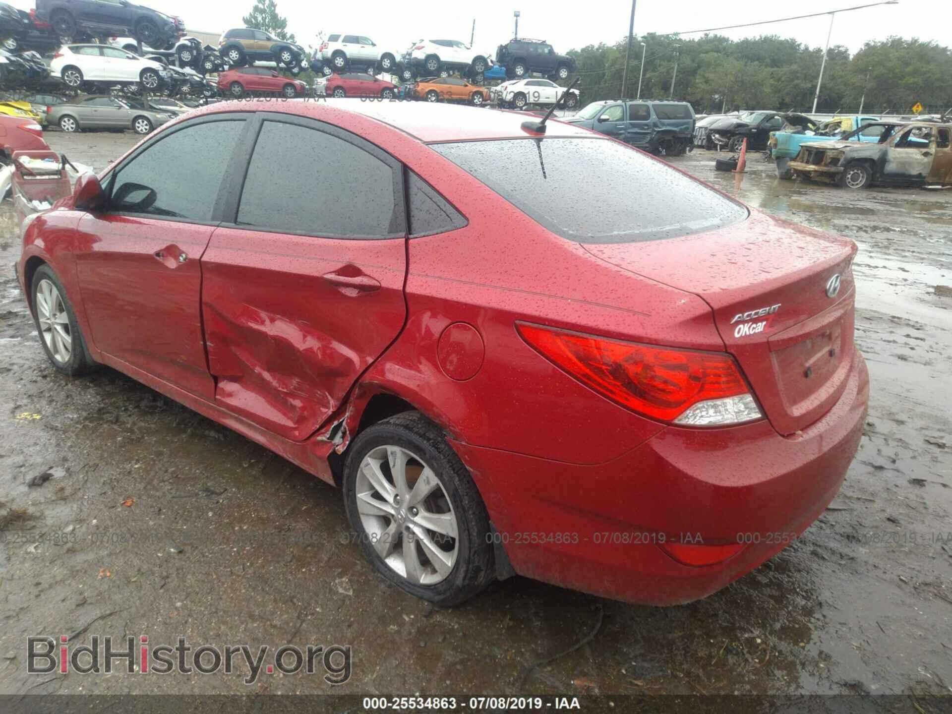 2013 HYUNDAI ACCENT - VIN: KMHCU4AE2DU314052 - Фото 3