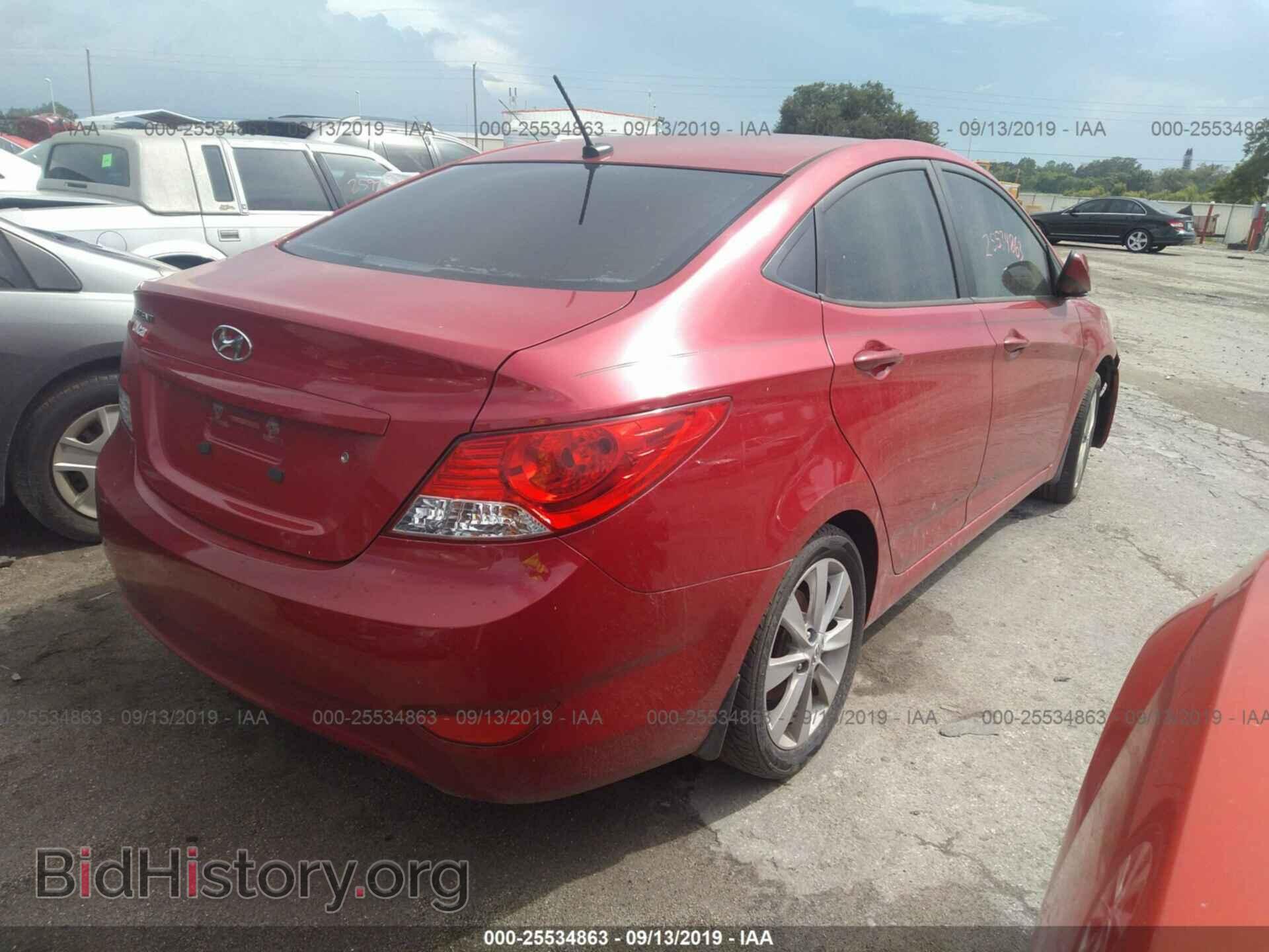 2013 HYUNDAI ACCENT - VIN: KMHCU4AE2DU314052 - Фото 4
