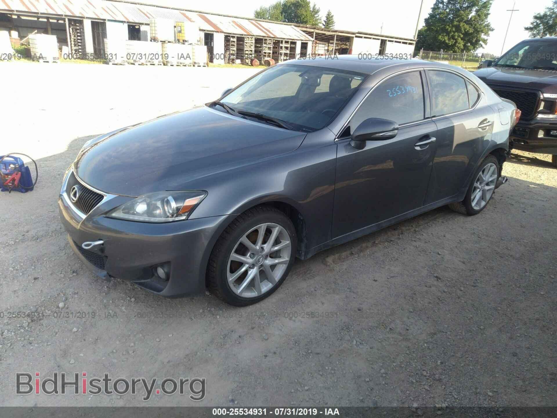 2012 LEXUS IS - VIN: JTHCF5C29C5054862 - Фото 2