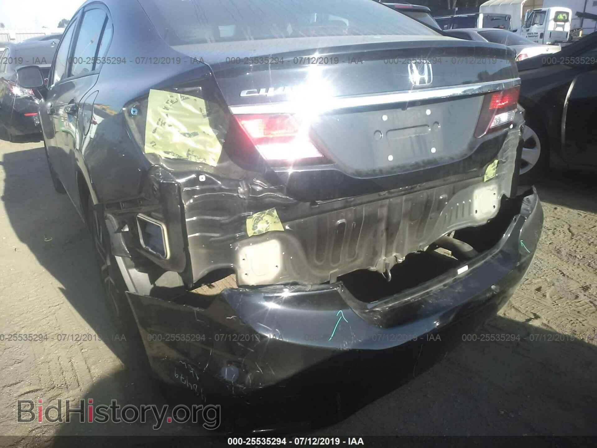 2013 HONDA CIVIC - VIN: 19XFB2F98DE212485 - Фото 6