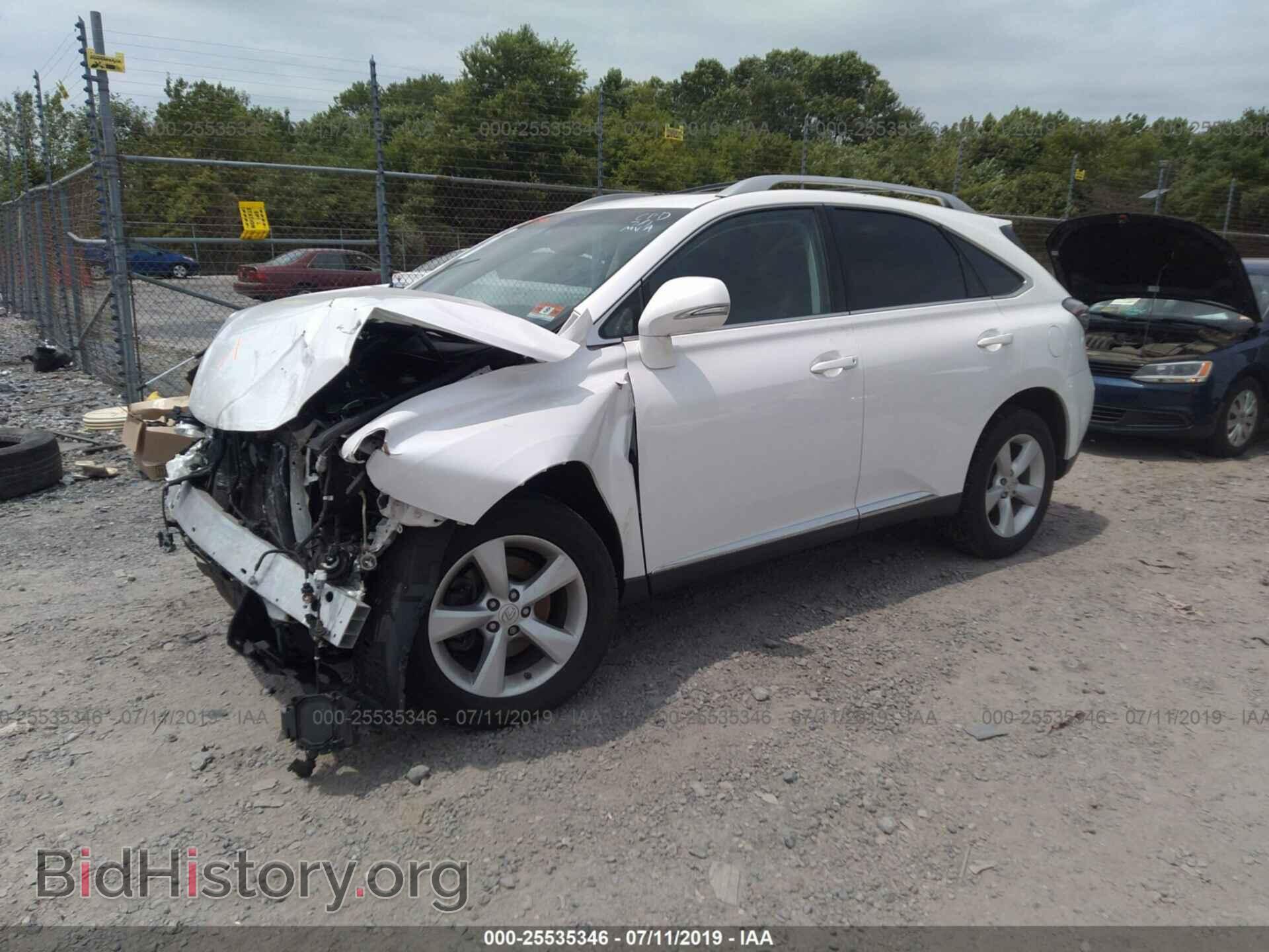 2013 LEXUS RX - VIN: 2T2BK1BA2DC157700 - Фото 2