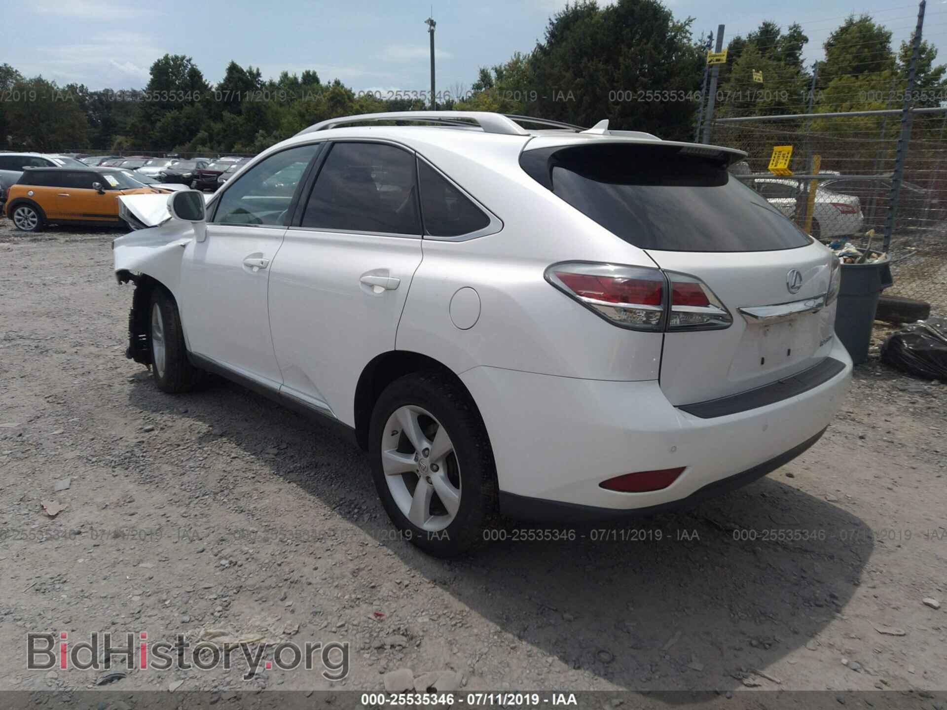 2013 LEXUS RX - VIN: 2T2BK1BA2DC157700 - Фото 3