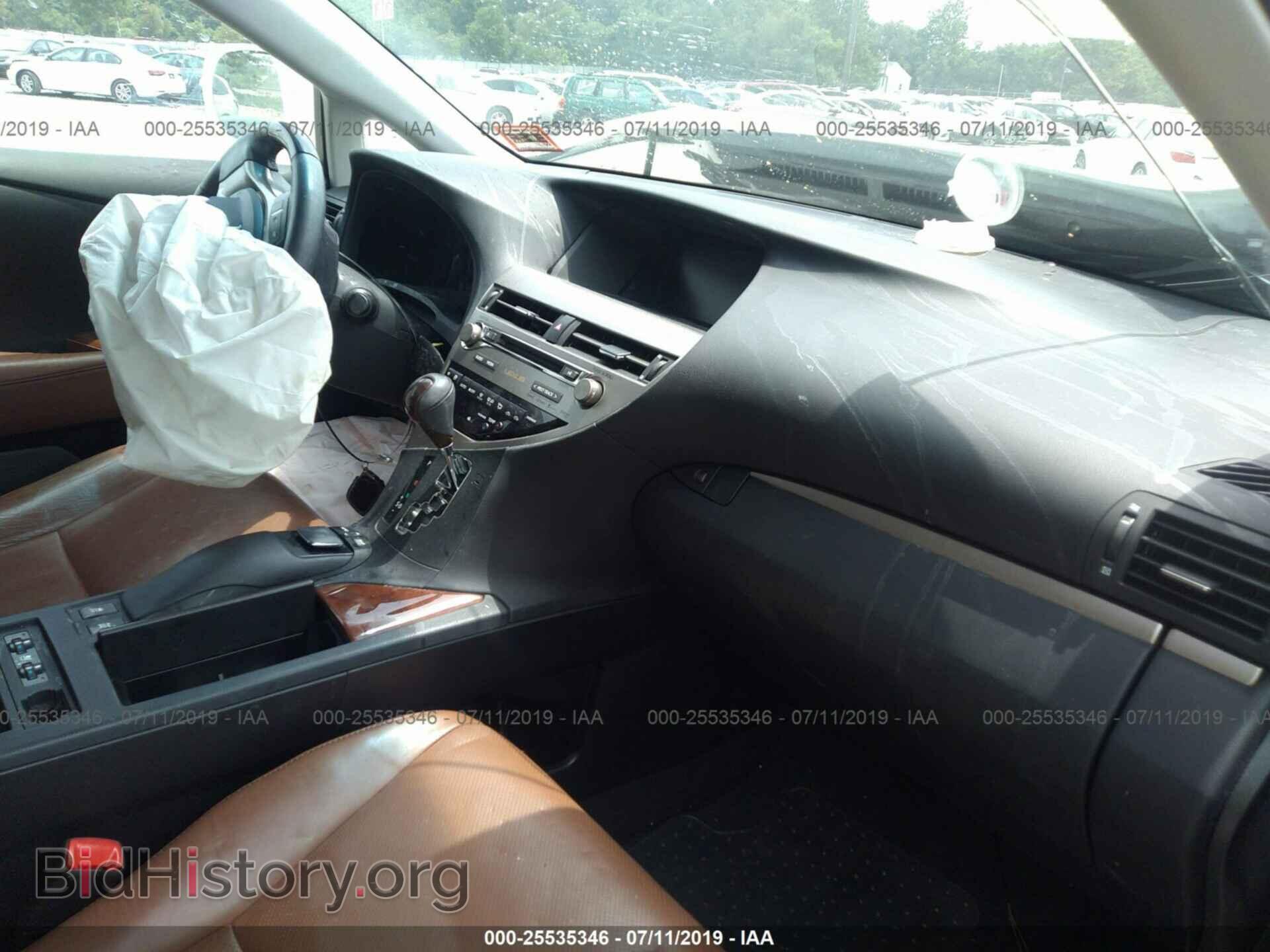2013 LEXUS RX - VIN: 2T2BK1BA2DC157700 - Фото 5