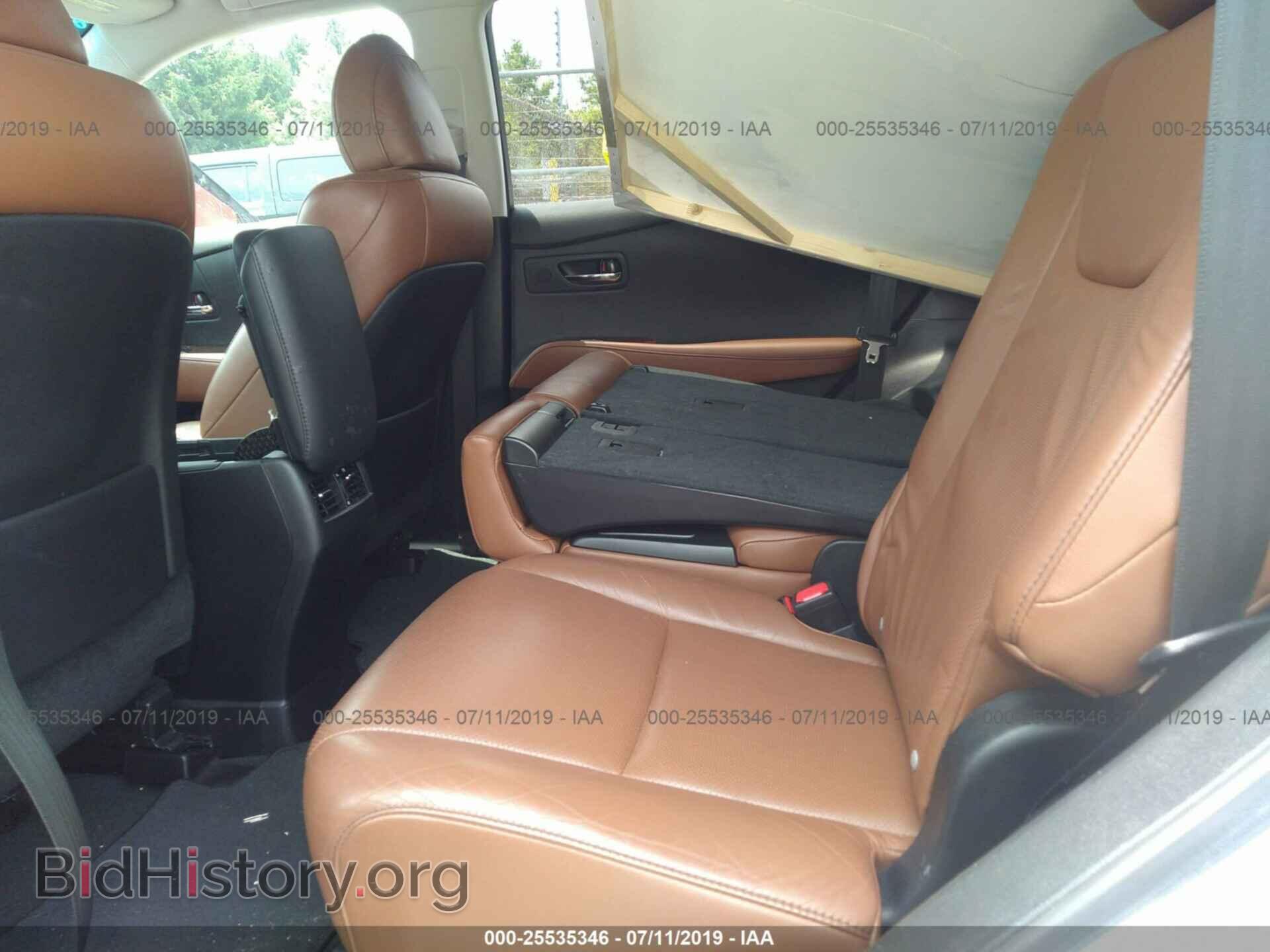2013 LEXUS RX - VIN: 2T2BK1BA2DC157700 - Фото 8