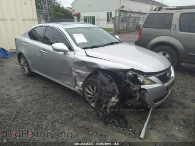 2006 Lexus IS 250, серебристый — VIN JTHCK262365002251, IAAI