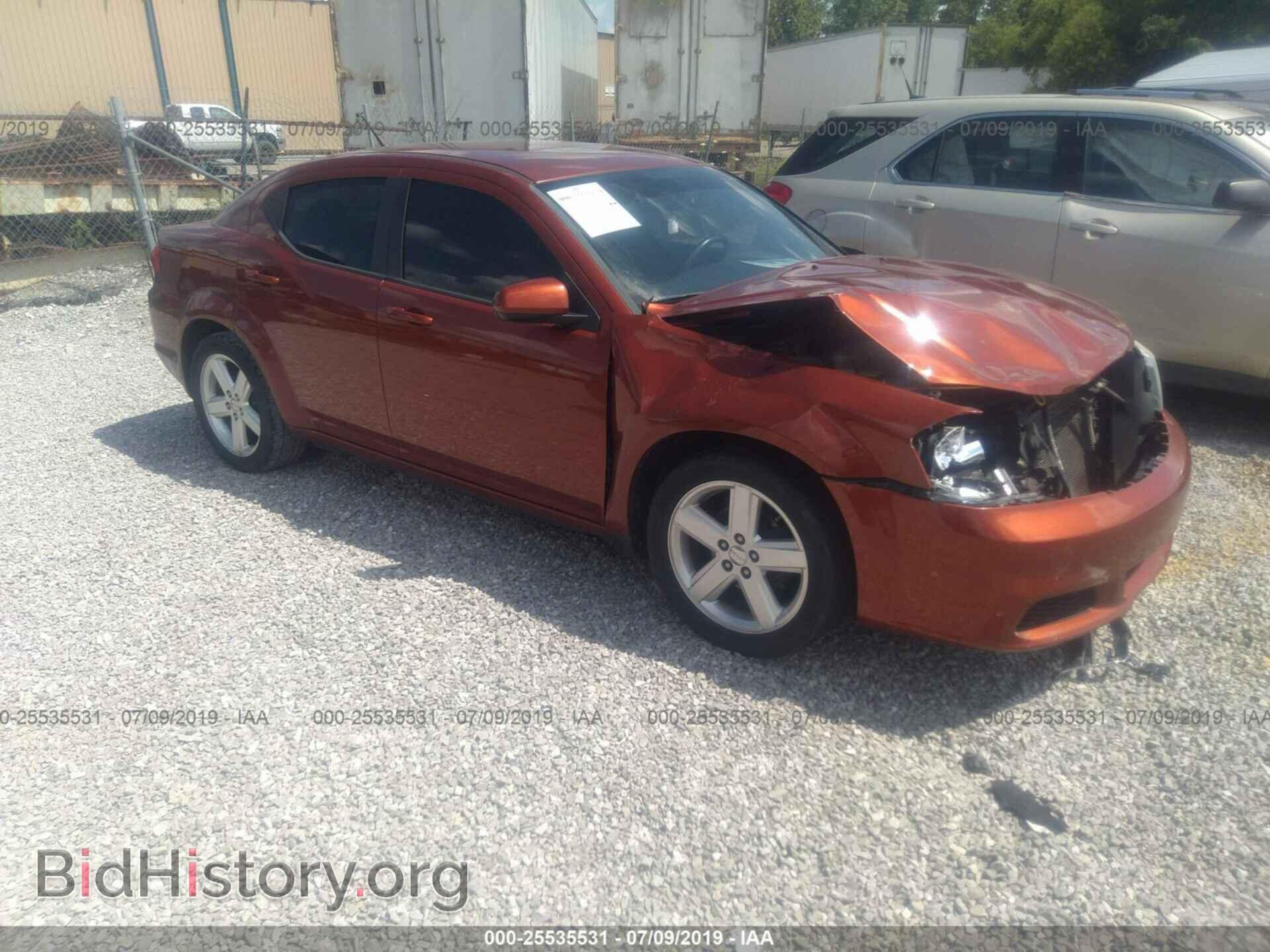 Фотография 1C3CDZCBXCN227758 - DODGE AVENGER 2012