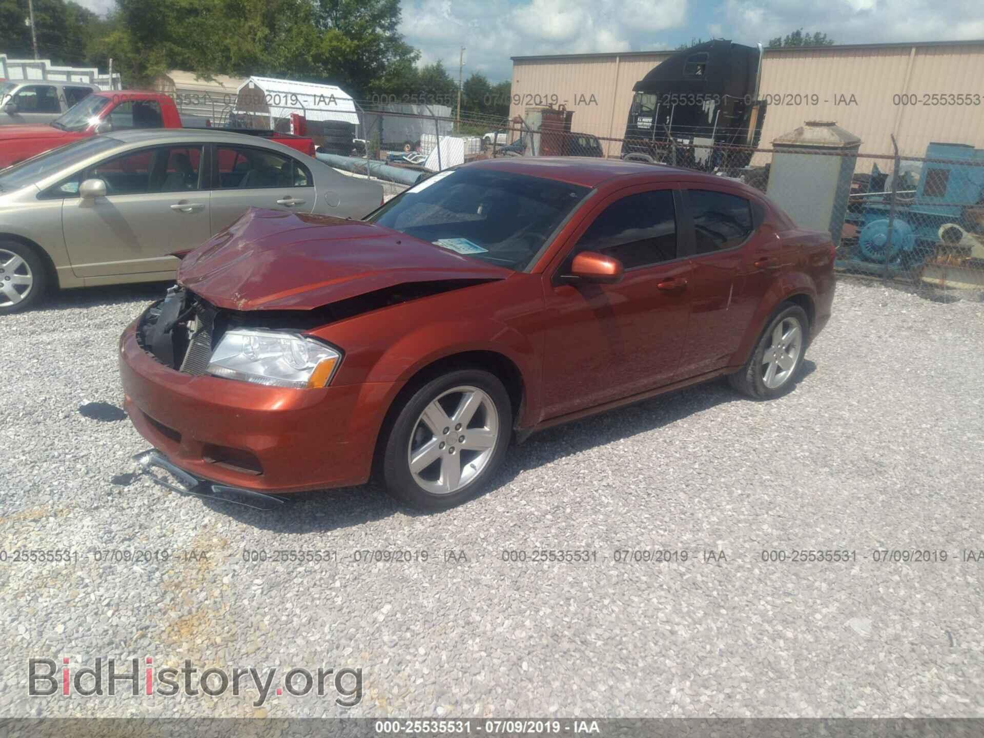 2012 DODGE AVENGER - VIN: 1C3CDZCBXCN227758 - Фото 2