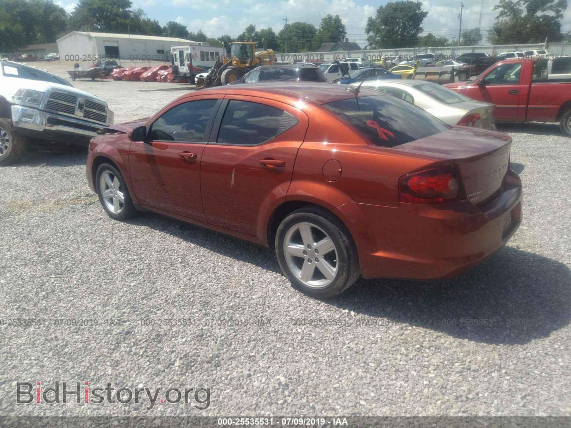 2012 DODGE AVENGER - VIN: 1C3CDZCBXCN227758 - Фото 3