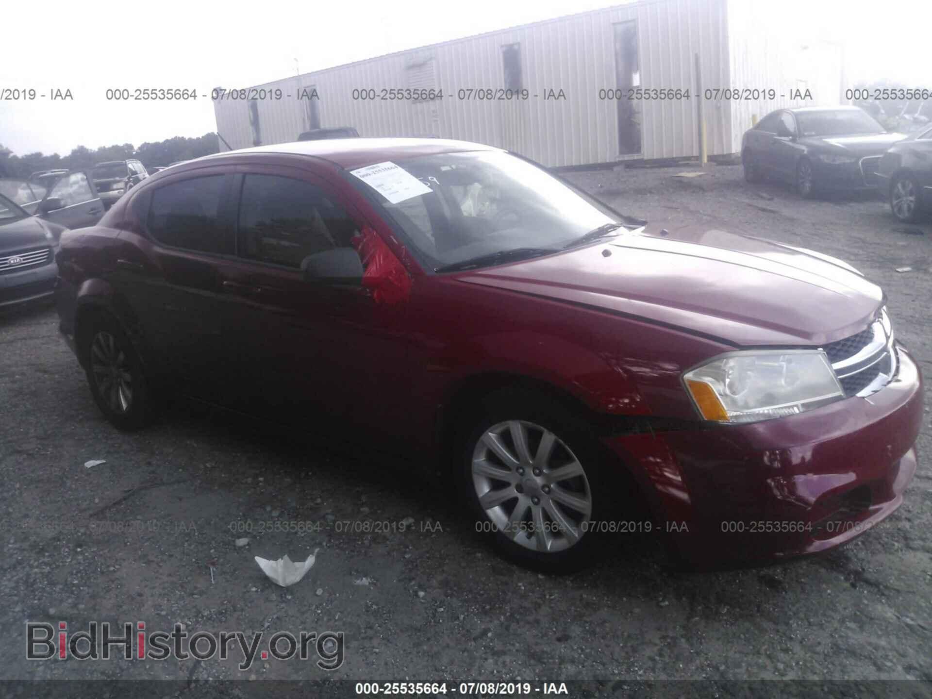 Фотография 1C3CDZAB7DN685259 - DODGE AVENGER 2013