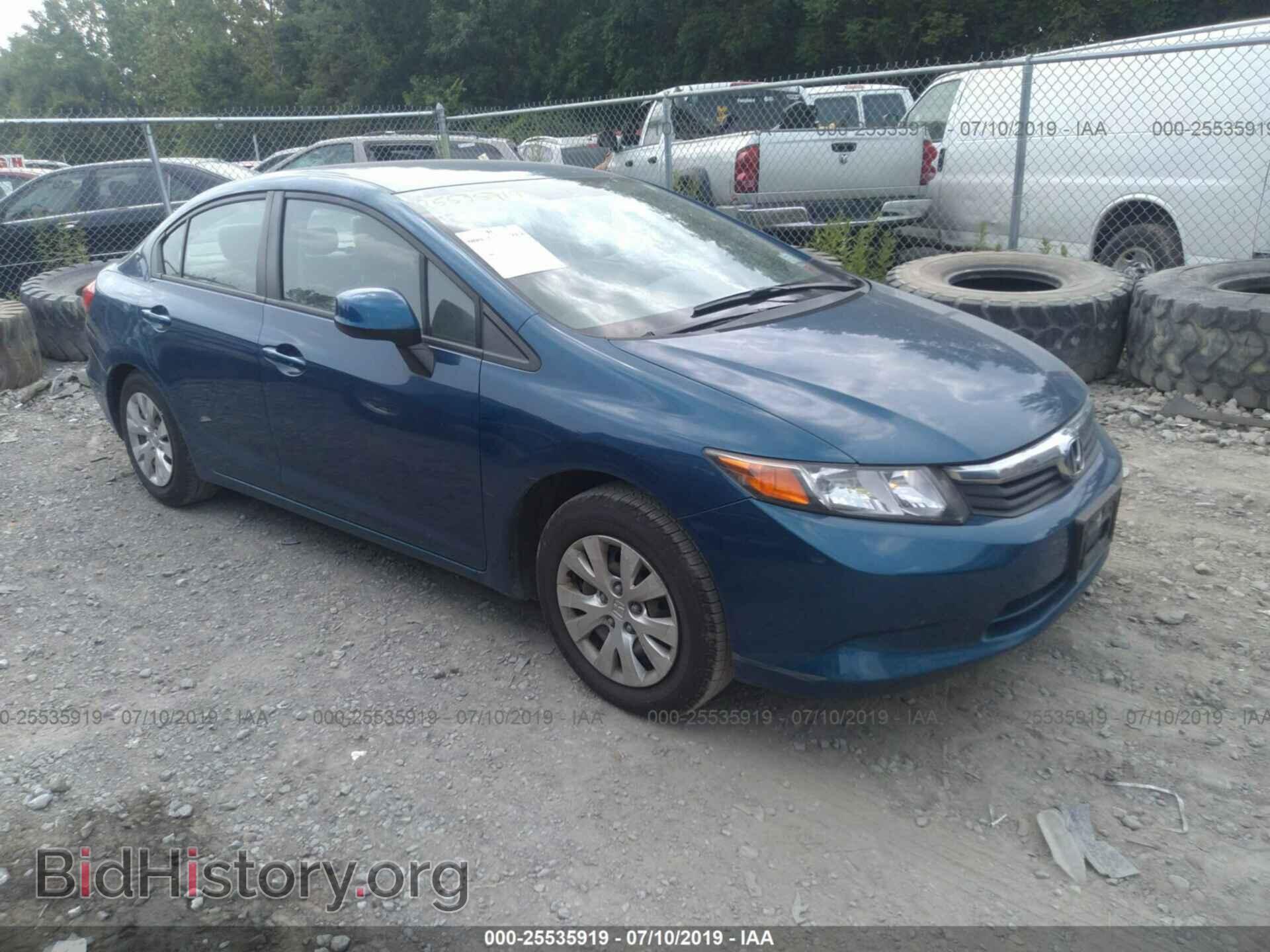 Фотография 2HGFB2F57CH540398 - HONDA CIVIC 2012