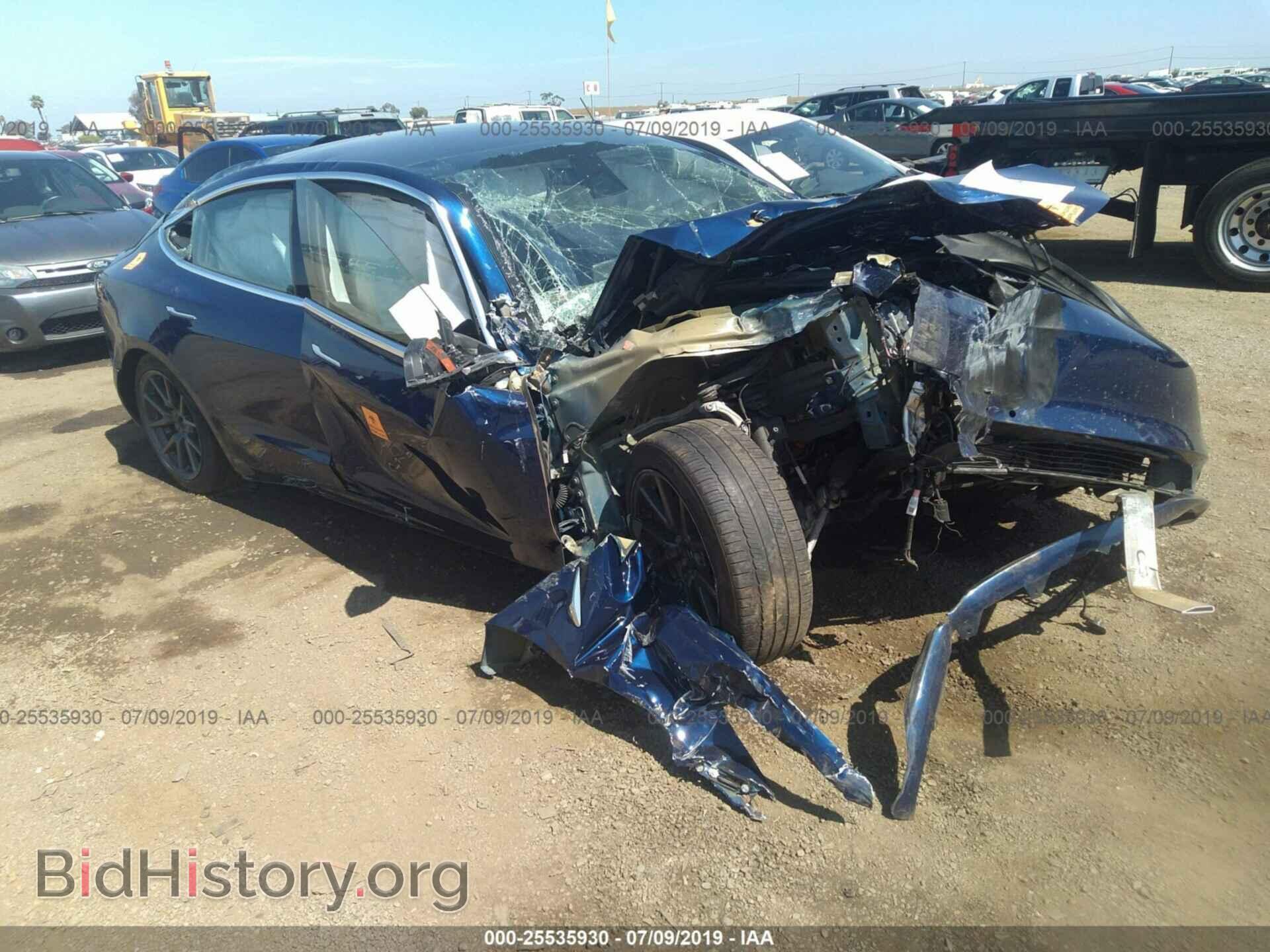 Photo 5YJ3E1EA1JF014675 - TESLA MODEL 3 2018