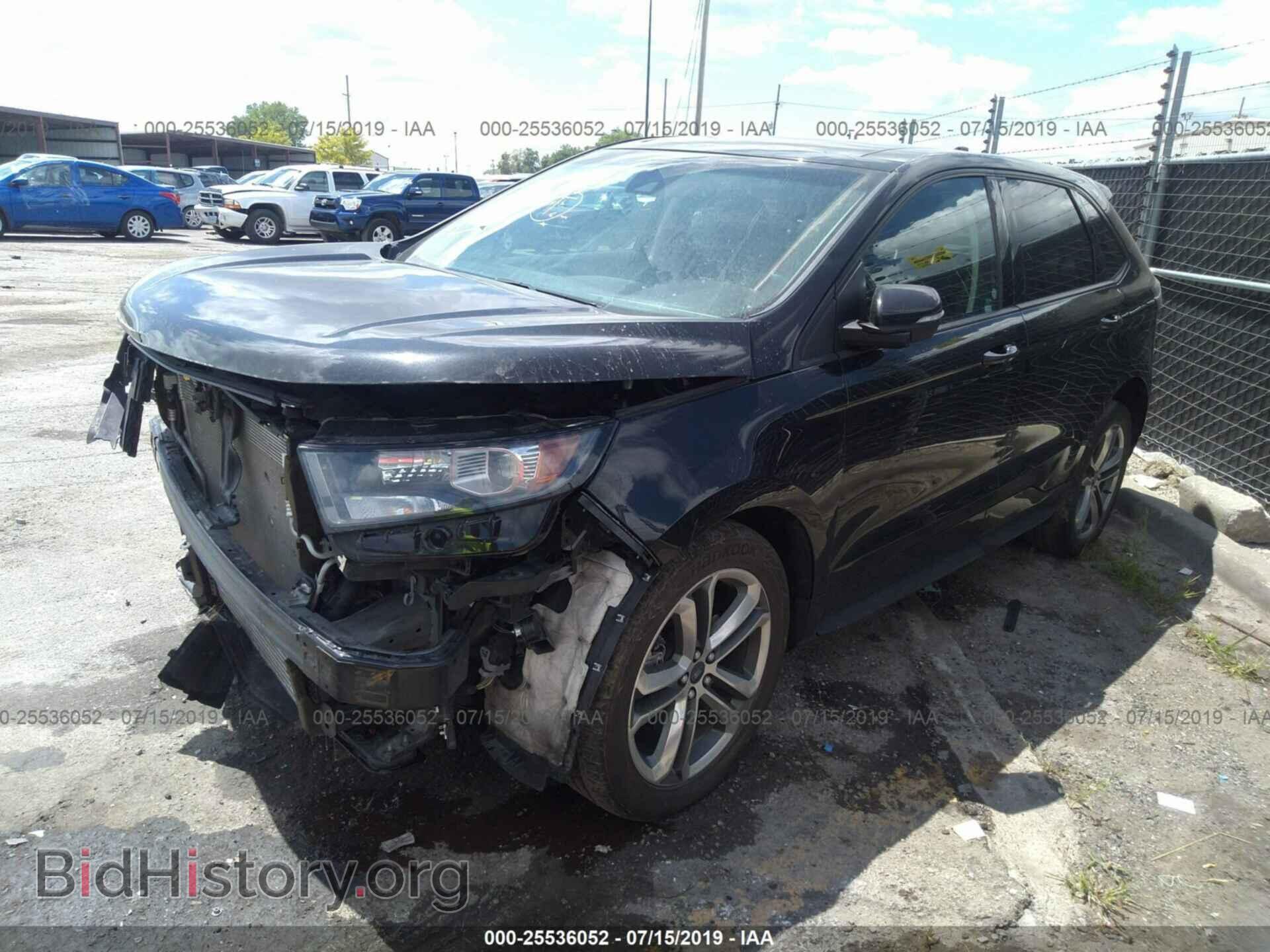 2015 FORD EDGE - VIN: 2FMPK4AP1FBB19755 - Фото 2