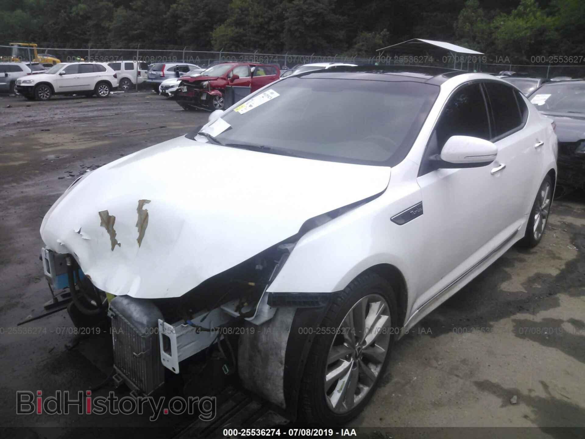 2015 KIA OPTIMA - VIN: 5XXGR4A62FG357752 - Фото 2