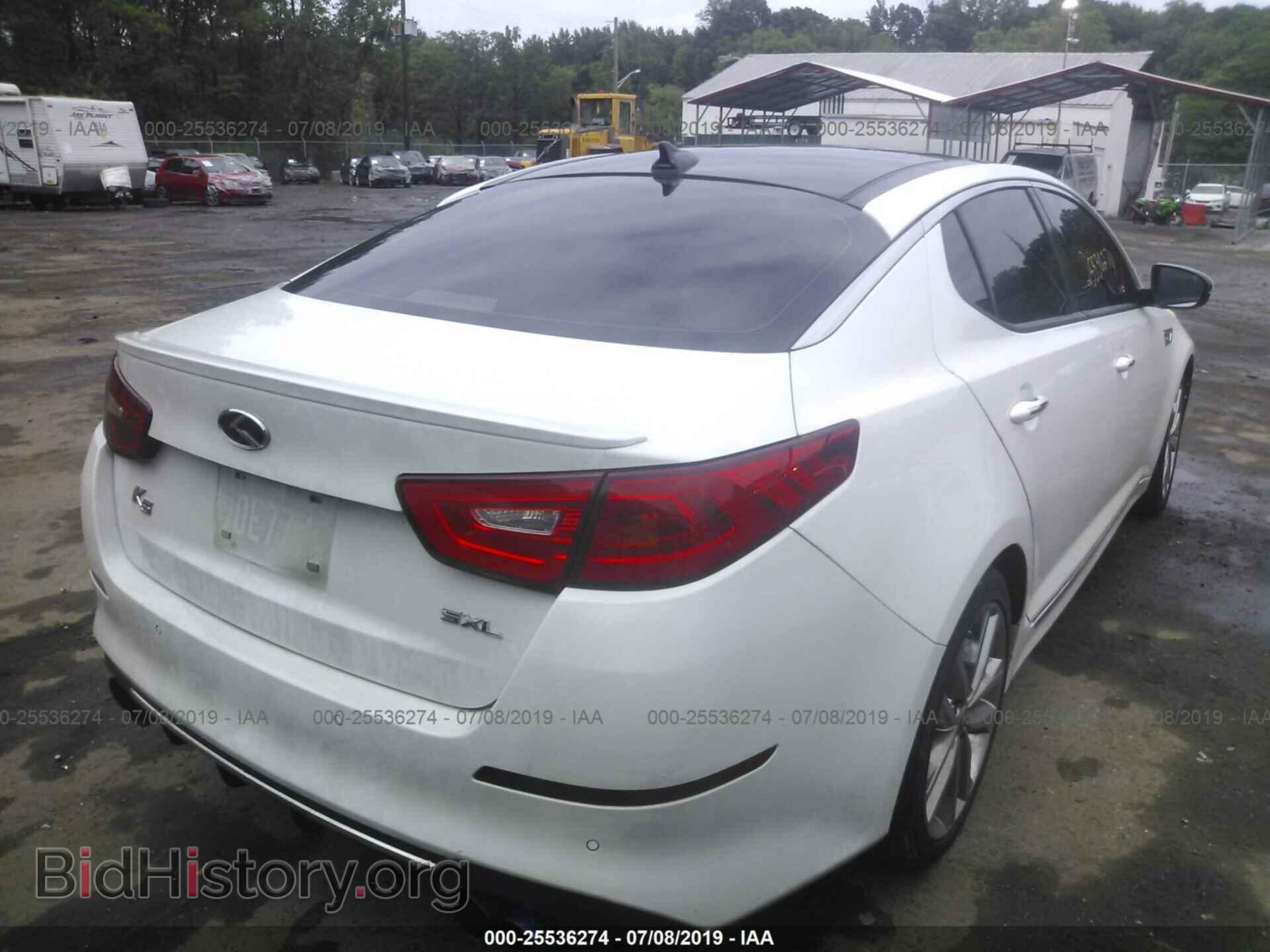 2015 KIA OPTIMA - VIN: 5XXGR4A62FG357752 - Фото 4