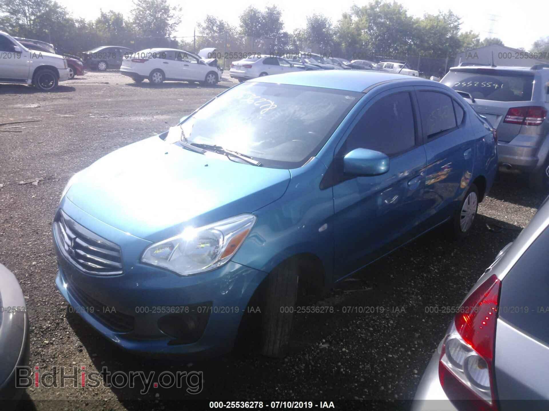 2017 MITSUBISHI MIRAGE - VIN: ML32F3FJ9HHF11444 - Фото 2