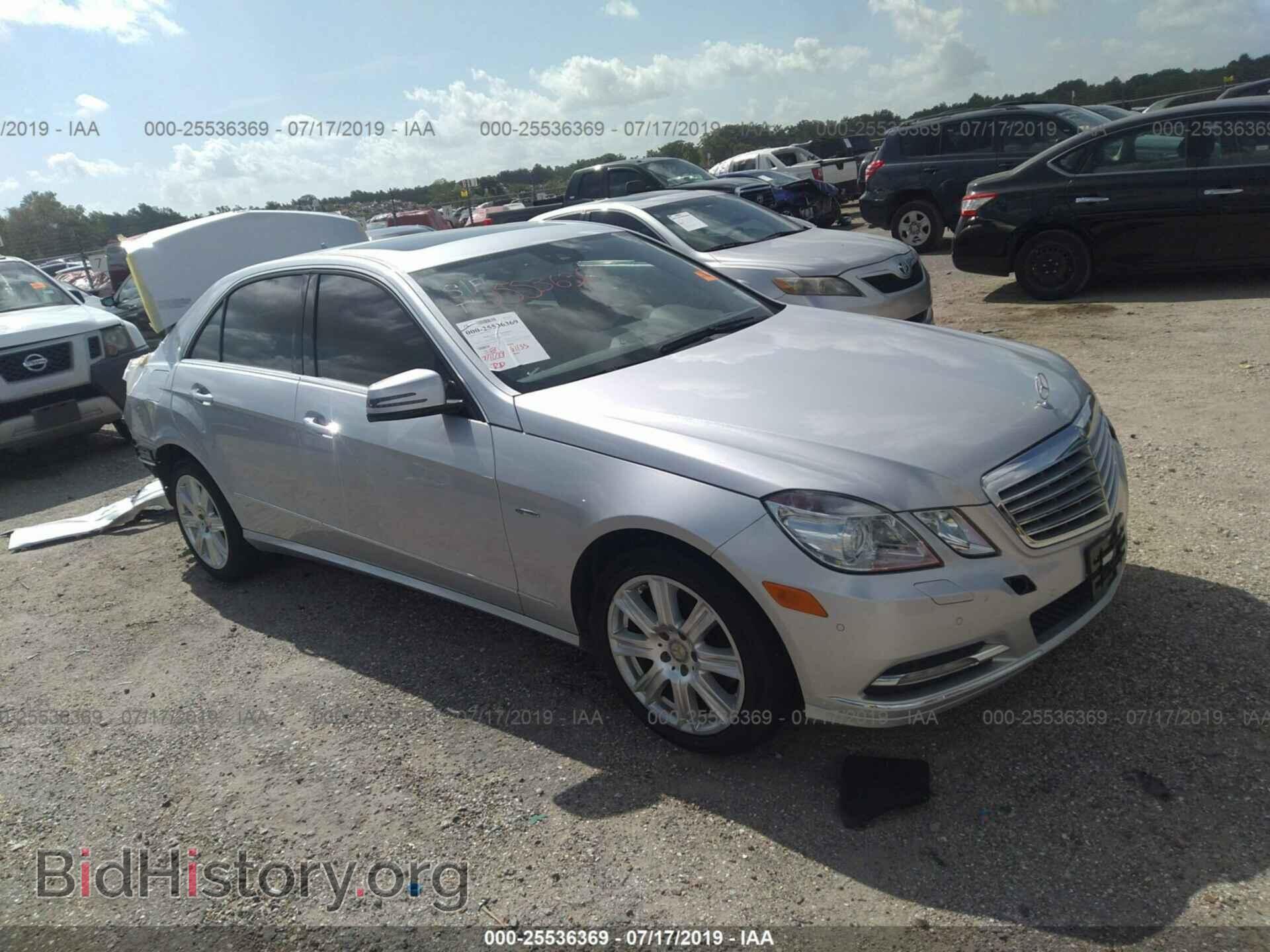 Photo WDDHF2EB4CA558039 - MERCEDES-BENZ E 2012