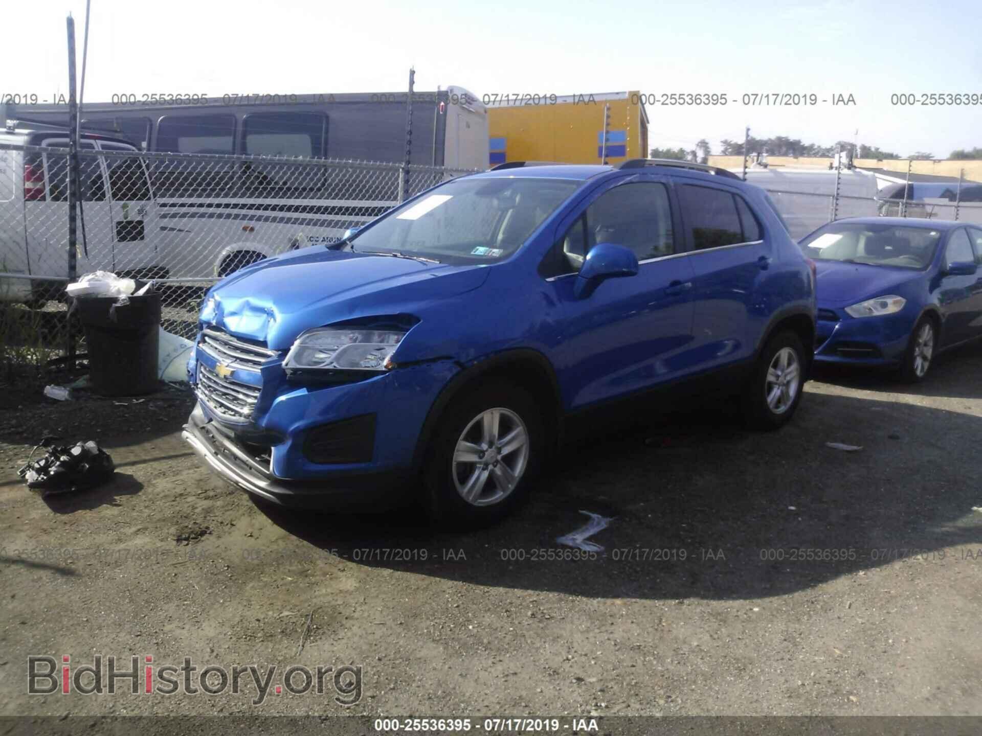2015 CHEVROLET TRAX - VIN: KL7CJRSB1FB257529 - Фото 2