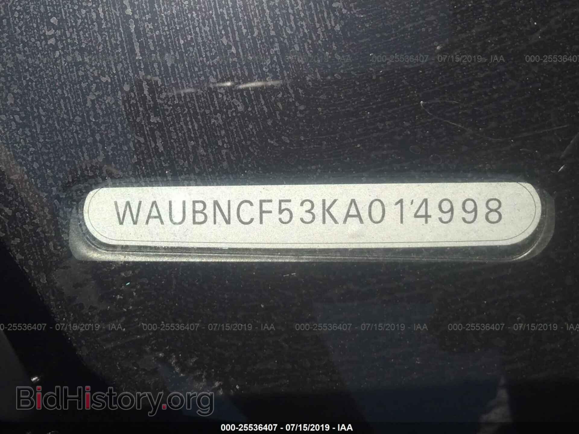 2019 AUDI A5 - VIN: WAUBNCF53KA014998 - Фото 9