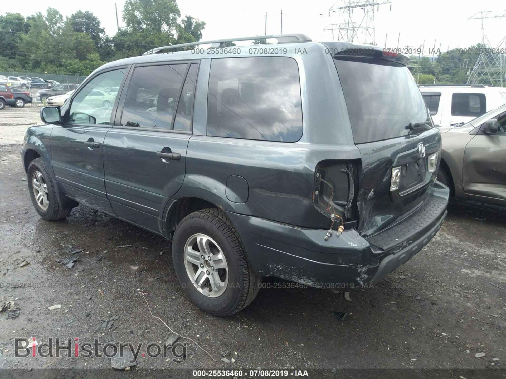 2005 HONDA PILOT - VIN: 5FNYF185X5B024371 - Фото 3